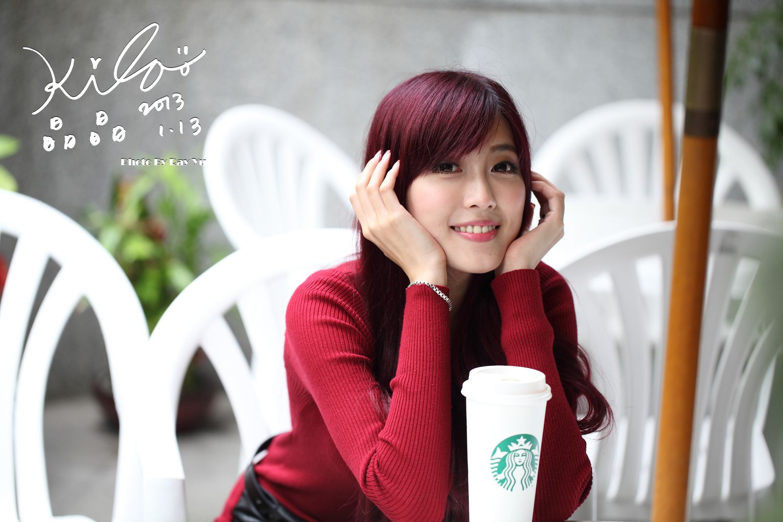 金允乔/Kila晶晶《黑丝套裙街拍》-图84