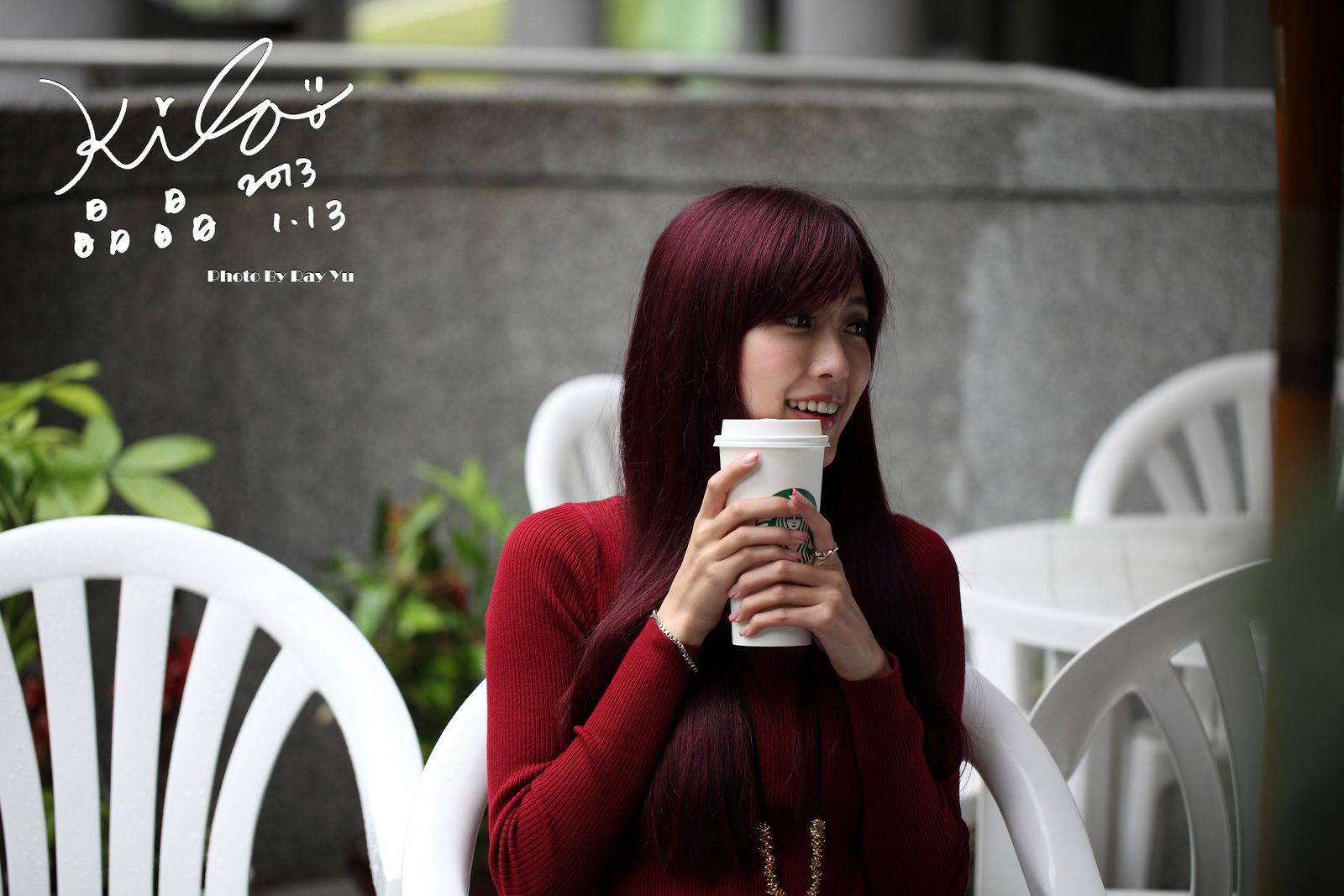 金允乔/Kila晶晶《黑丝套裙街拍》-图85