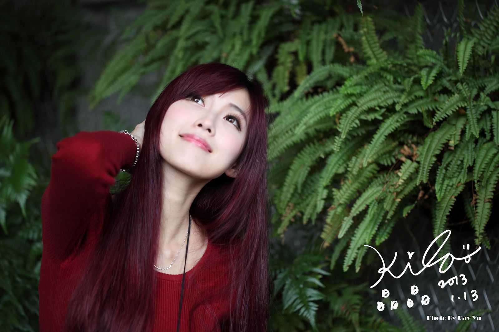 金允乔/Kila晶晶《黑丝套裙街拍》-图90