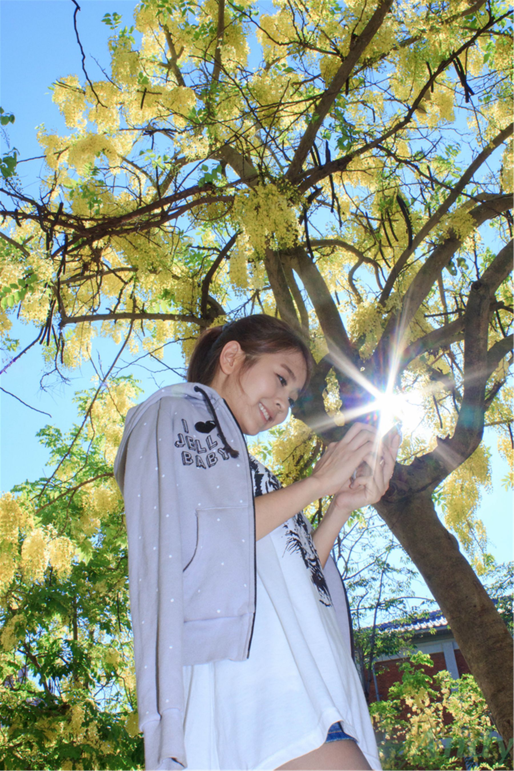 台湾美女模特圈圈/郭燕陵《校园时光》-图0