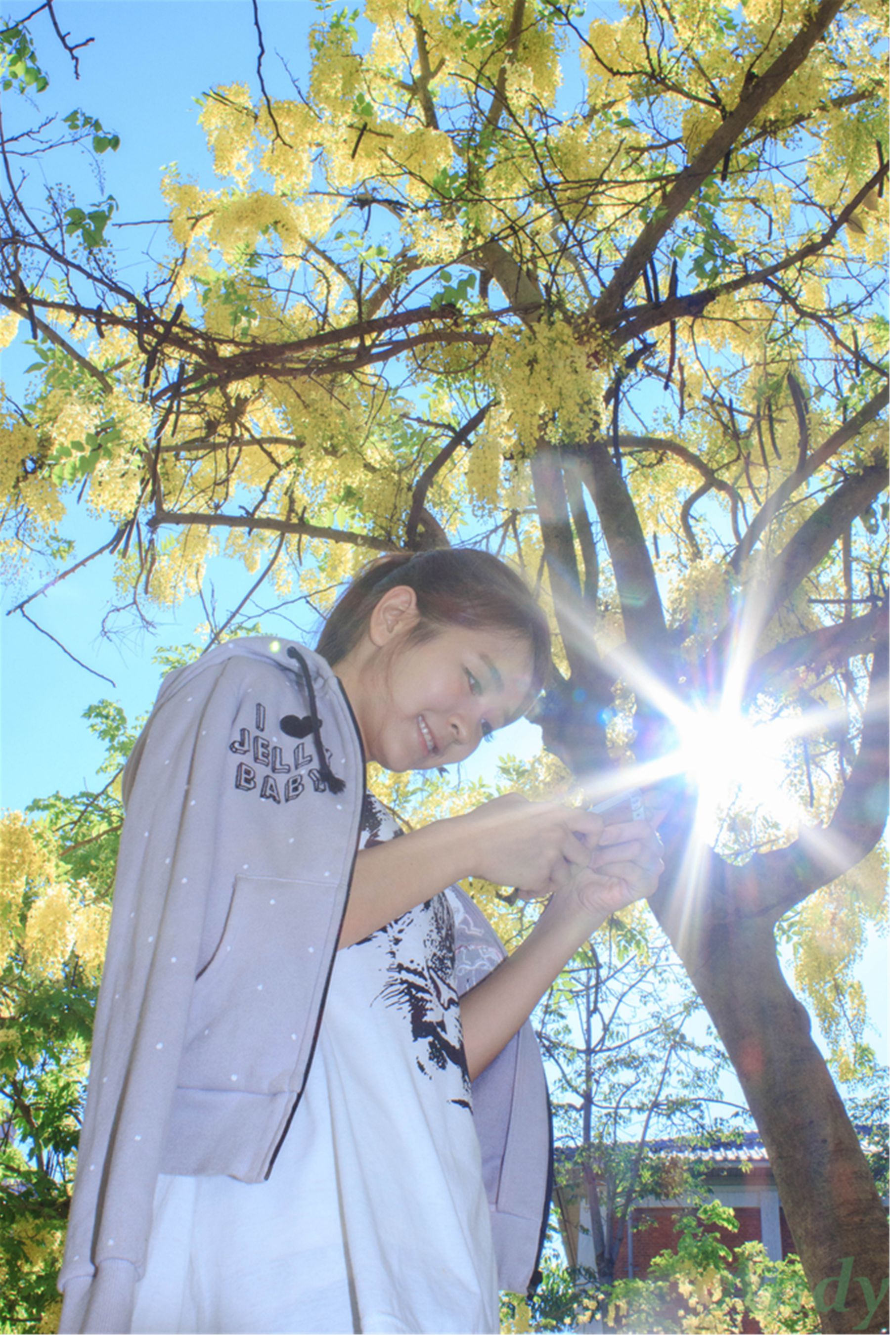 台湾美女模特圈圈/郭燕陵《校园时光》-图11