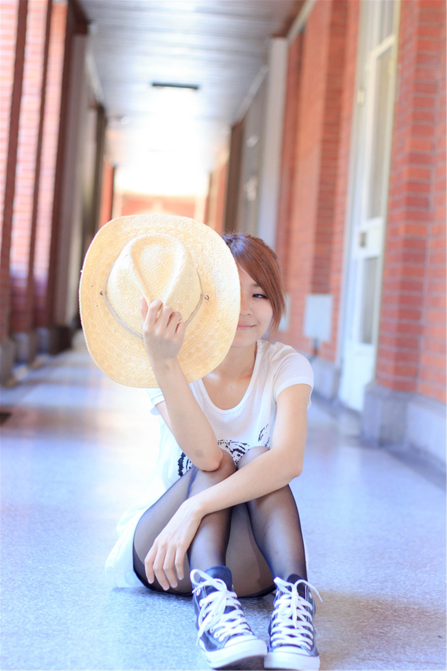 台湾美女模特圈圈/郭燕陵《校园时光》-图12