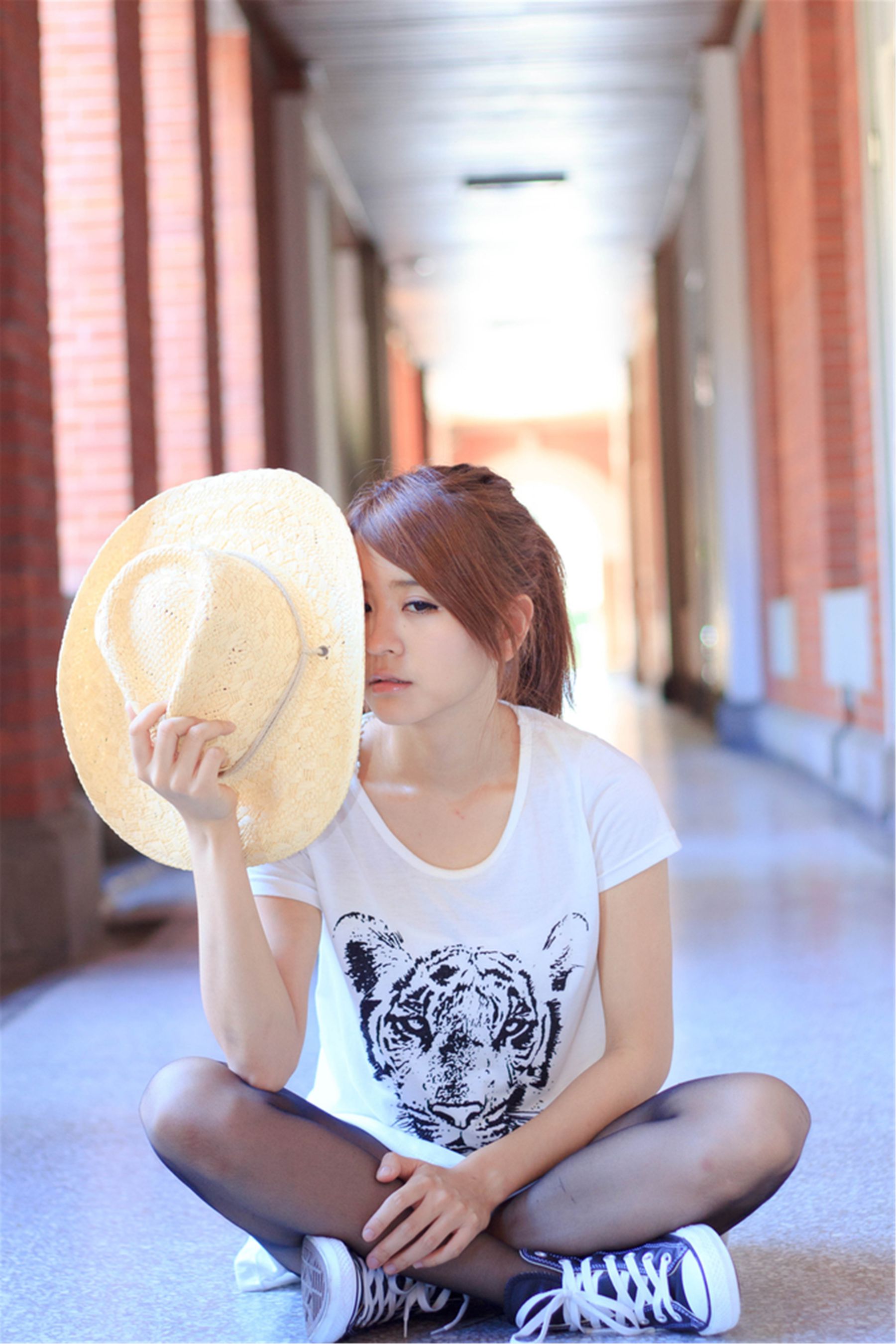 台湾美女模特圈圈/郭燕陵《校园时光》-图13