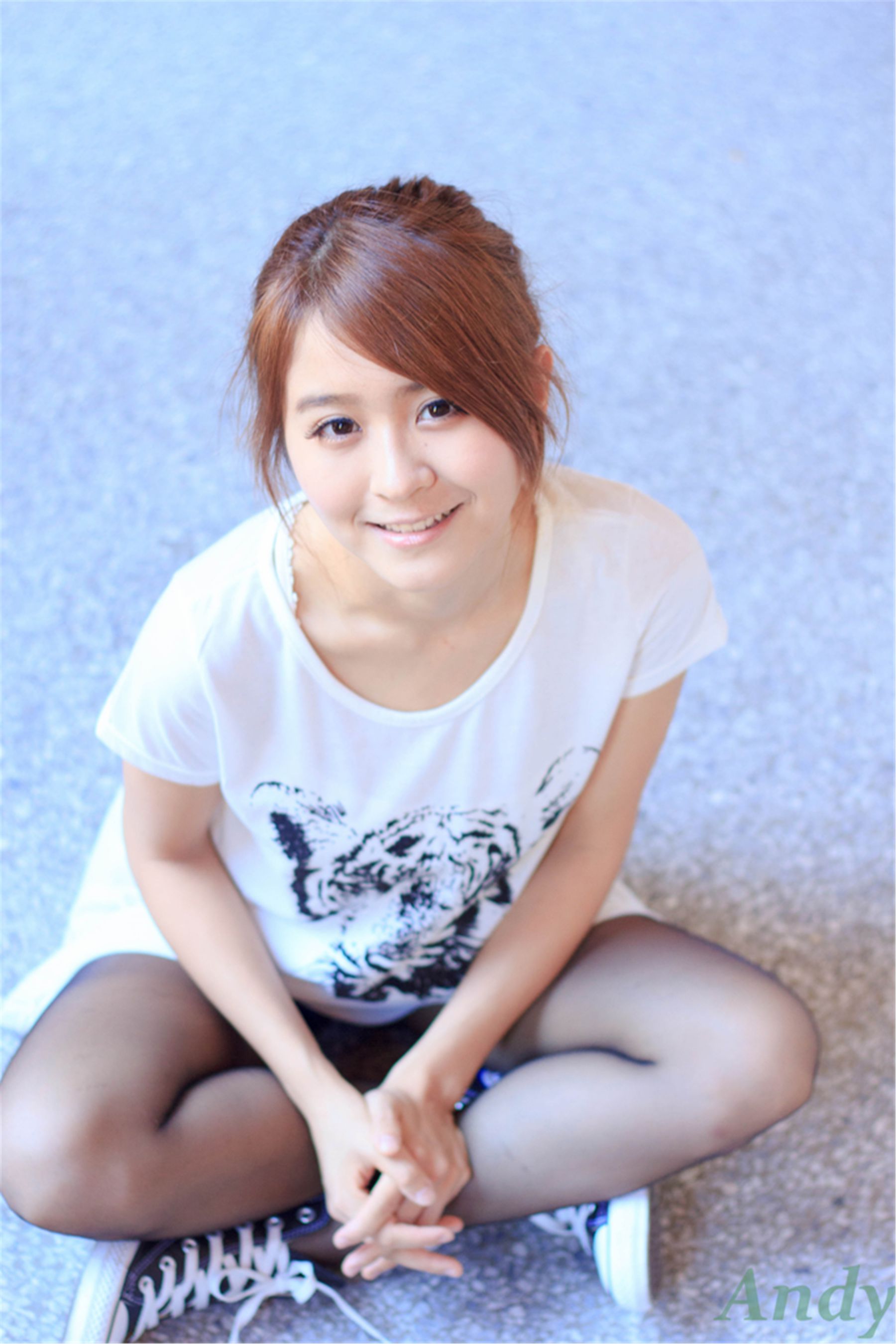 台湾美女模特圈圈/郭燕陵《校园时光》-图17