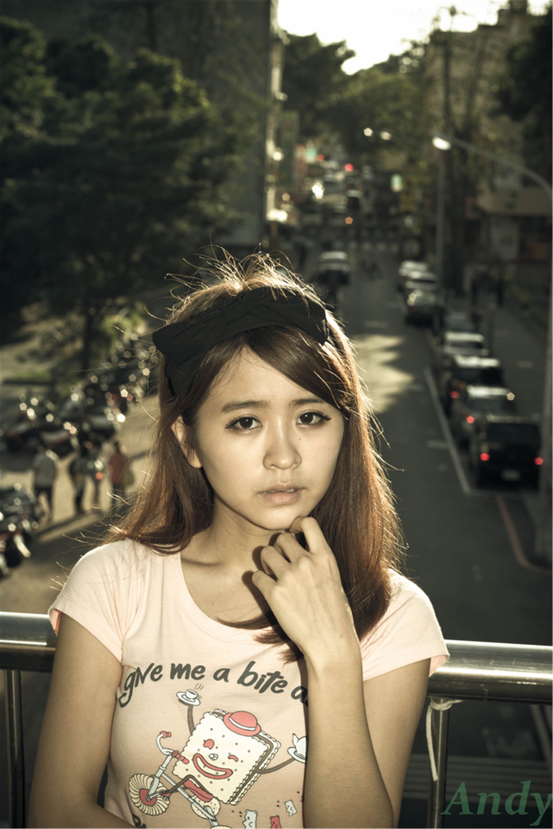 台湾美女模特圈圈/郭燕陵《校园时光》-图1