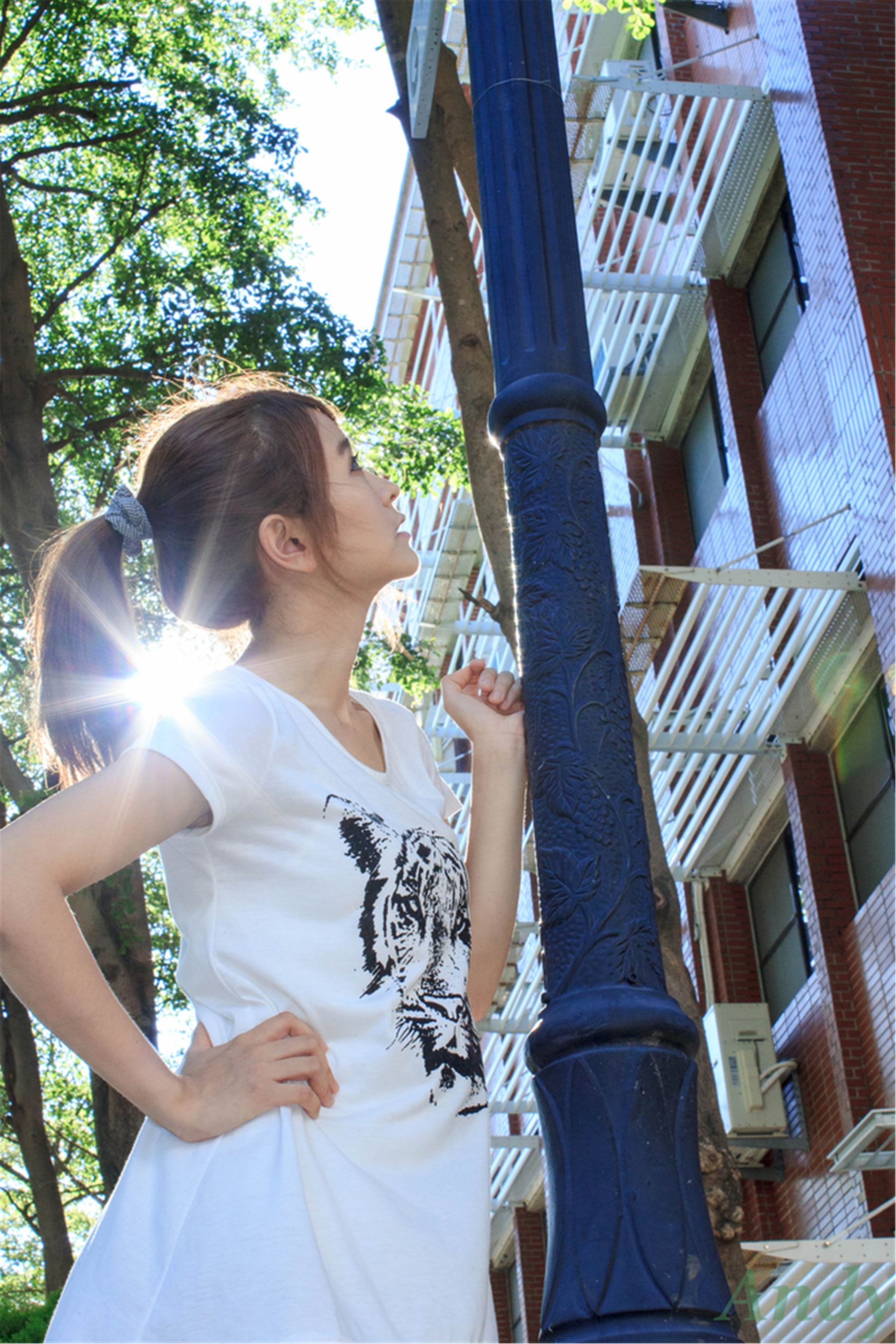 台湾美女模特圈圈/郭燕陵《校园时光》-图37