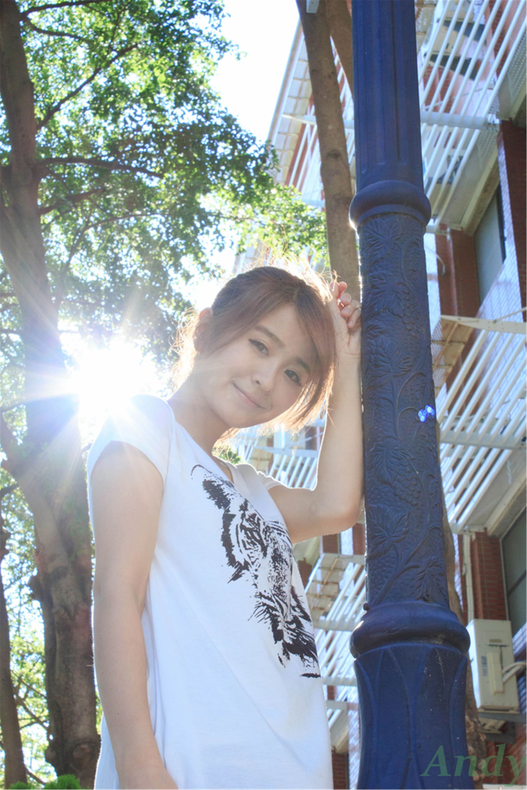 台湾美女模特圈圈/郭燕陵《校园时光》-图38