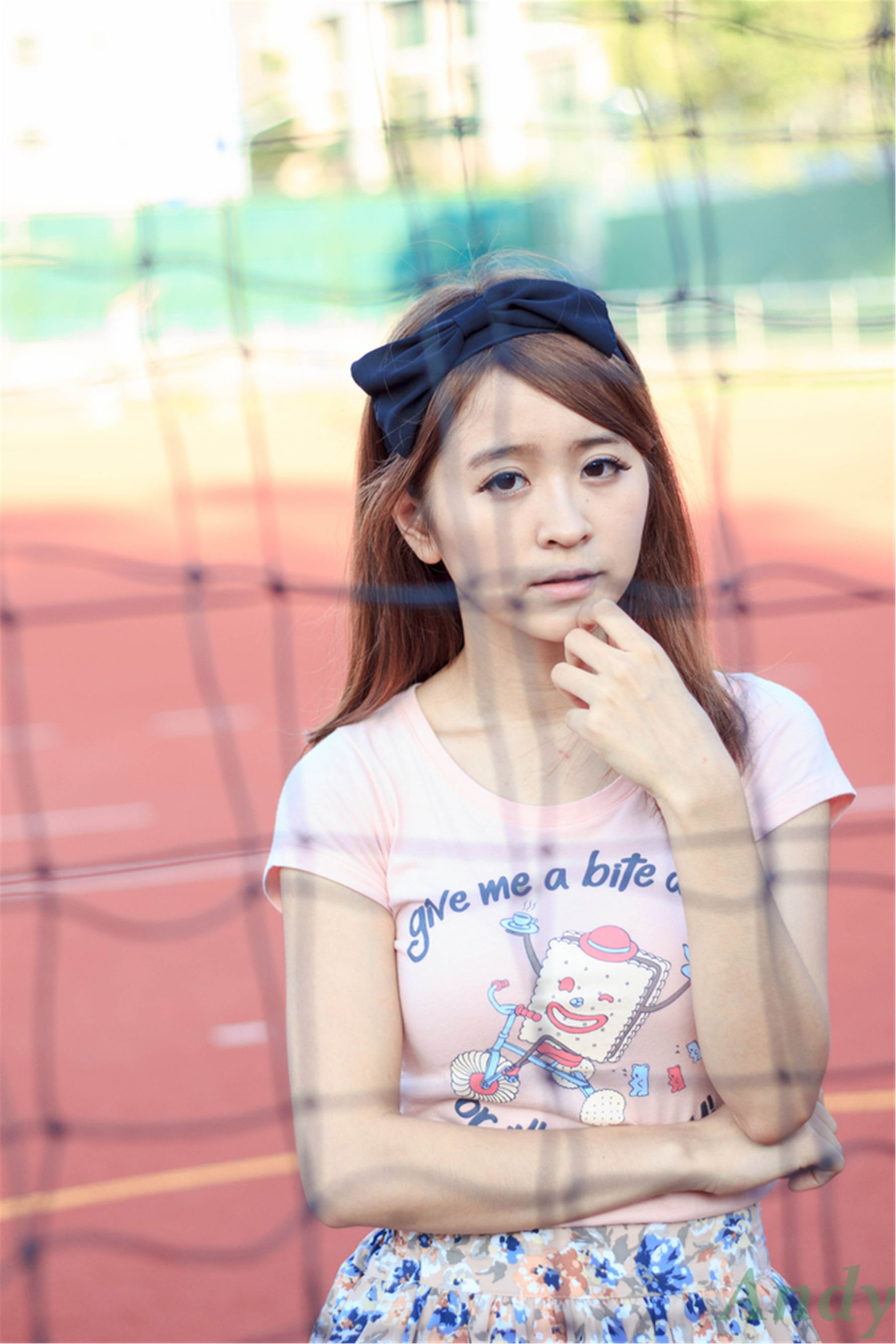 台湾美女模特圈圈/郭燕陵《校园时光》-图5