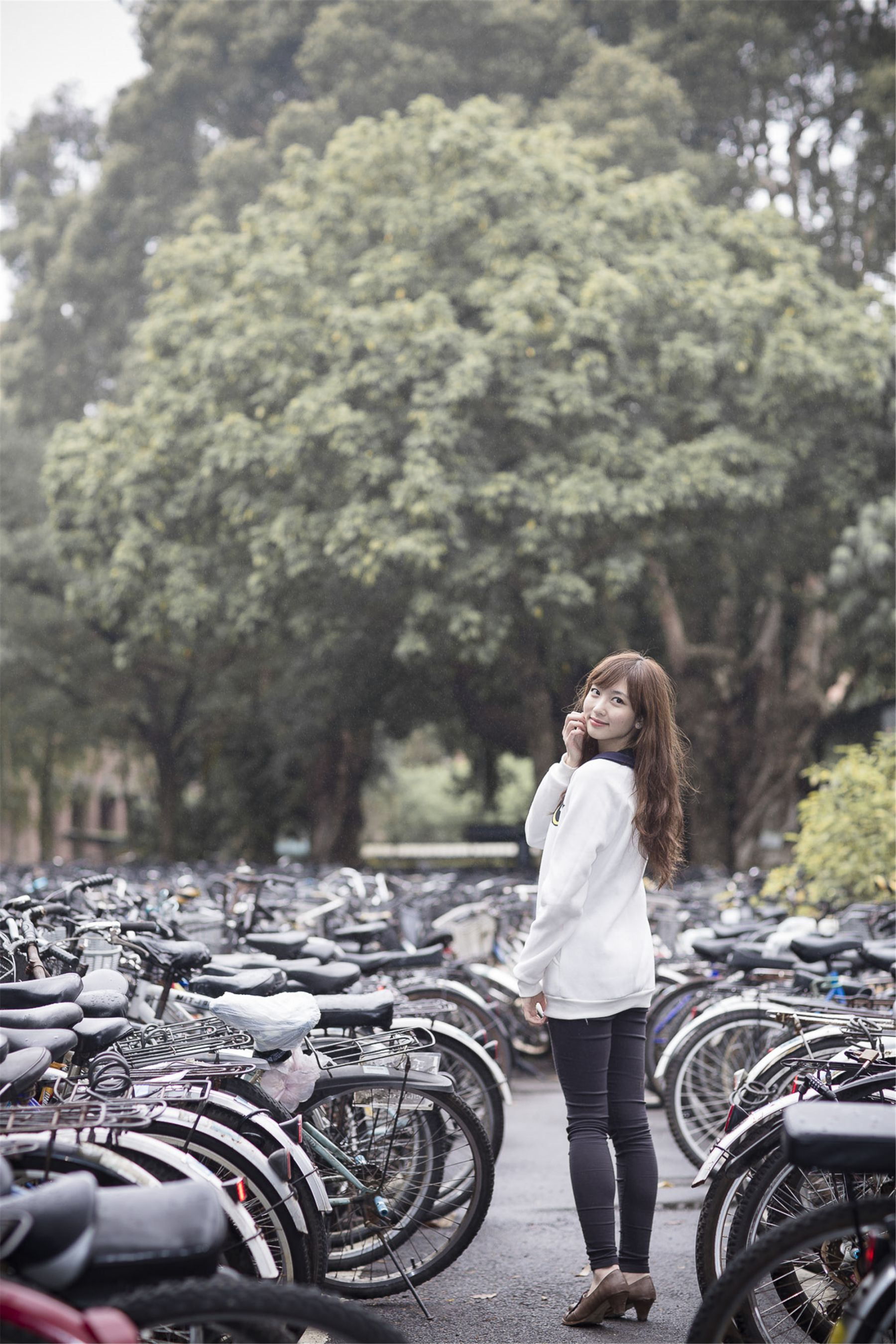 台湾模特艾薇《台大外拍》-图10