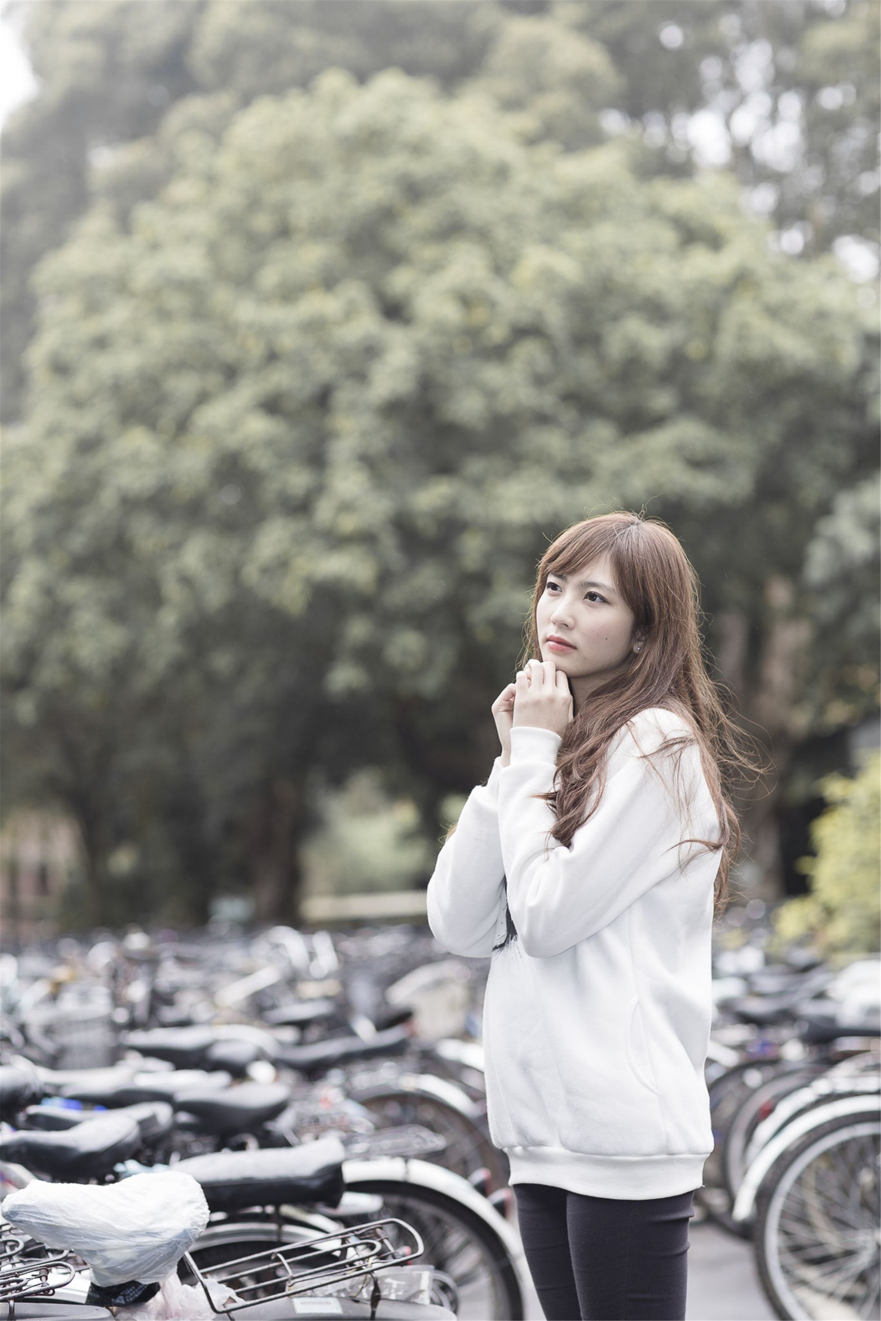 台湾模特艾薇《台大外拍》-图12