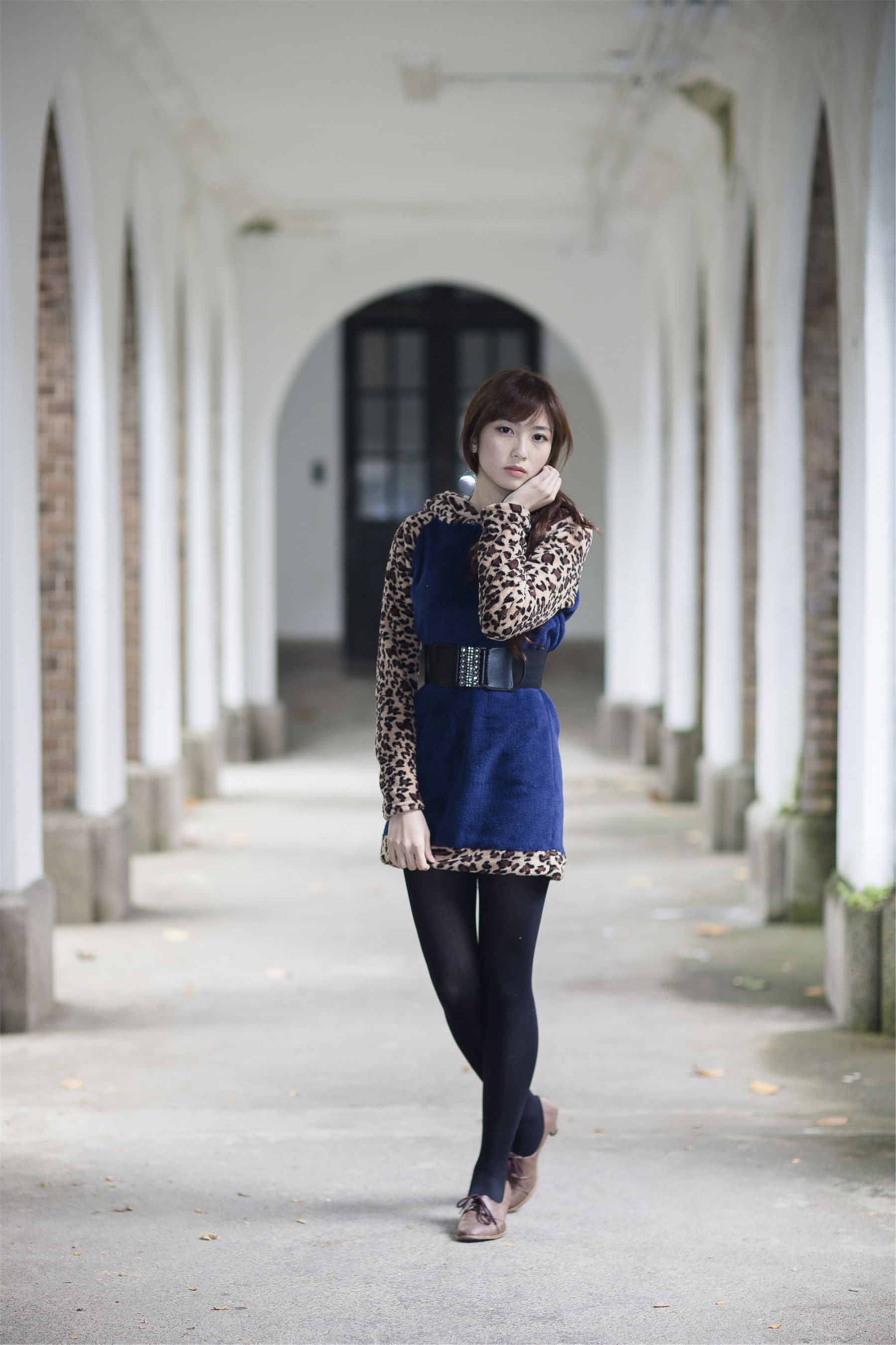 台湾模特艾薇《台大外拍》-图15