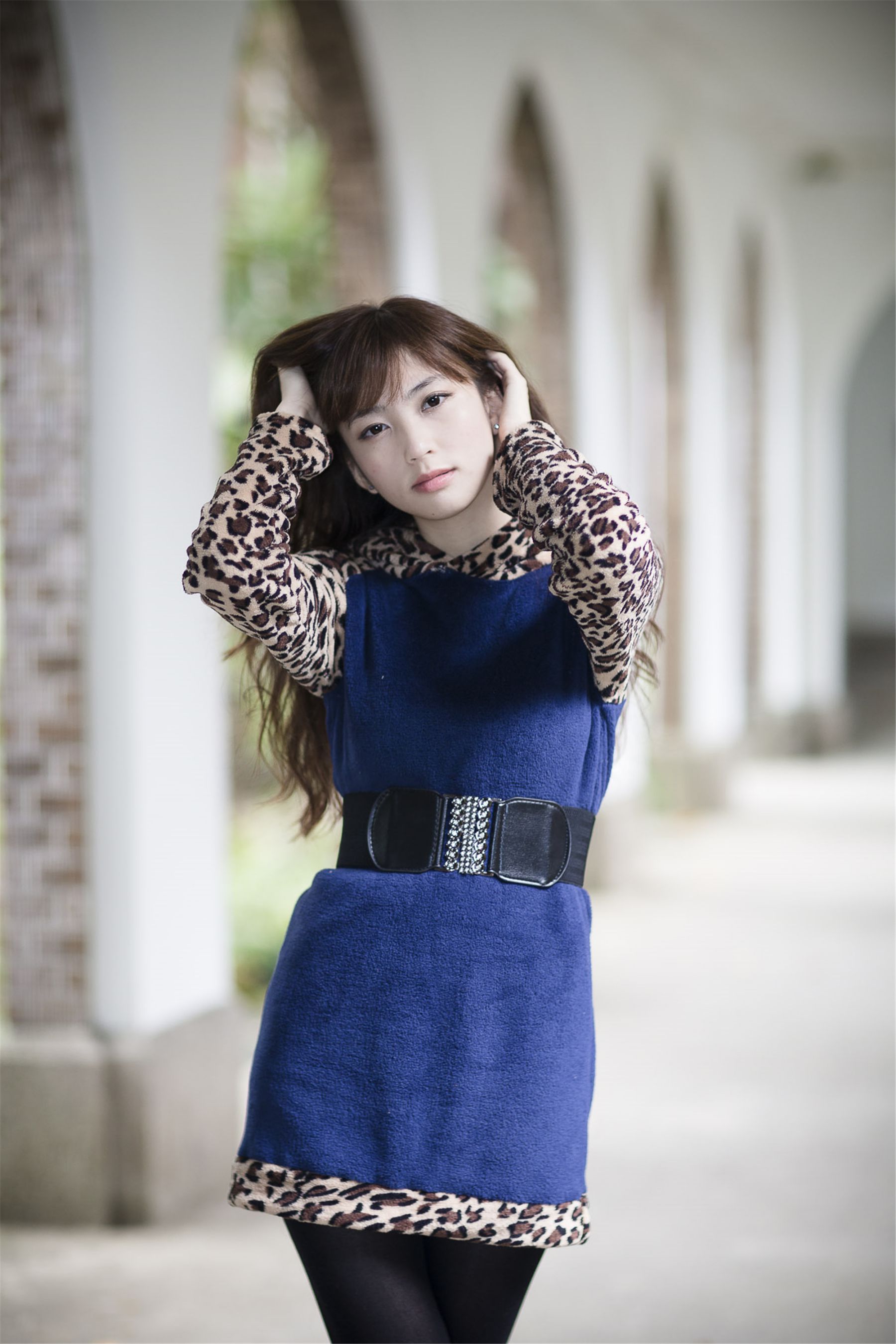 台湾模特艾薇《台大外拍》-图16