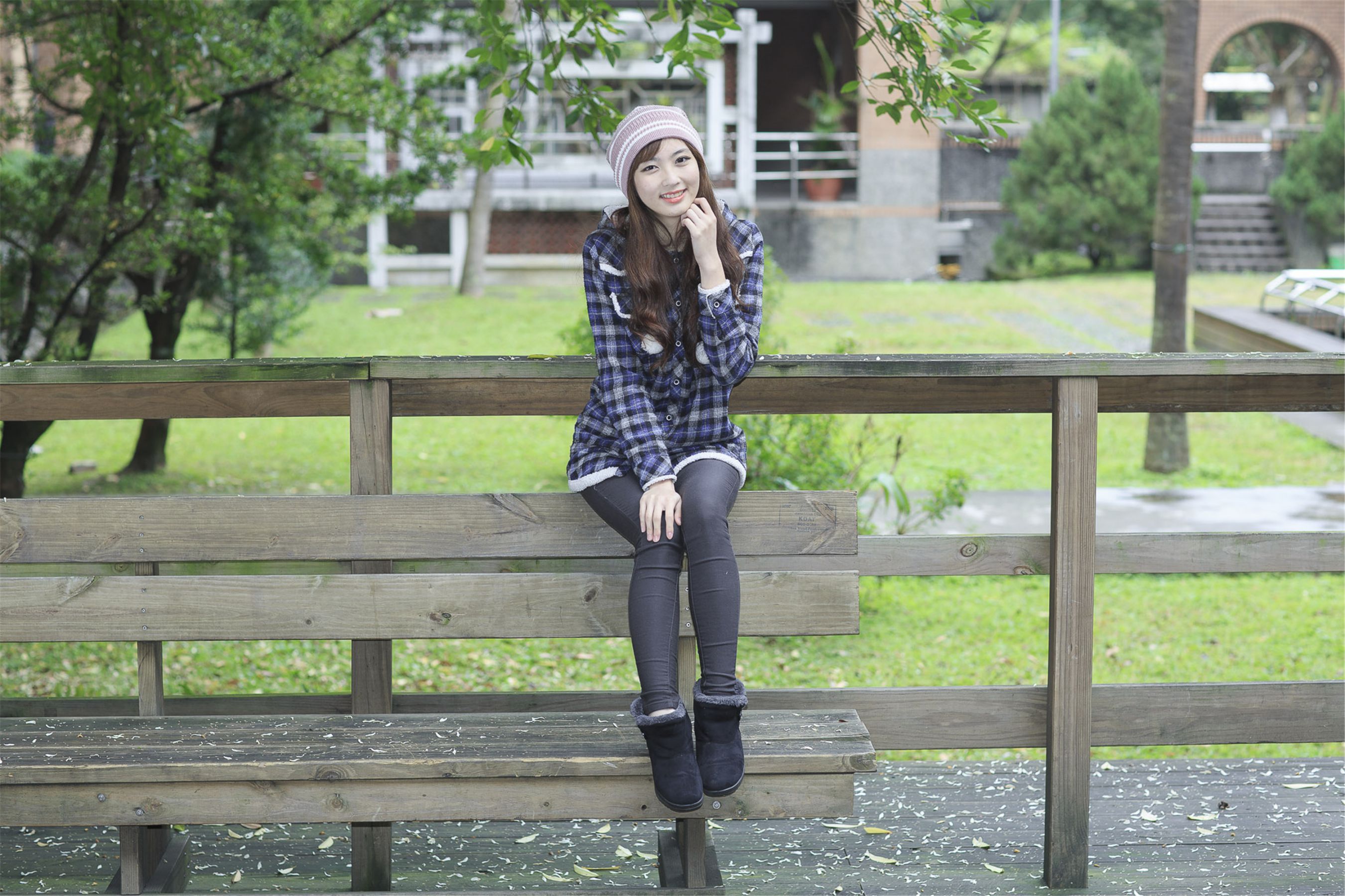 台湾模特艾薇《台大外拍》-图6