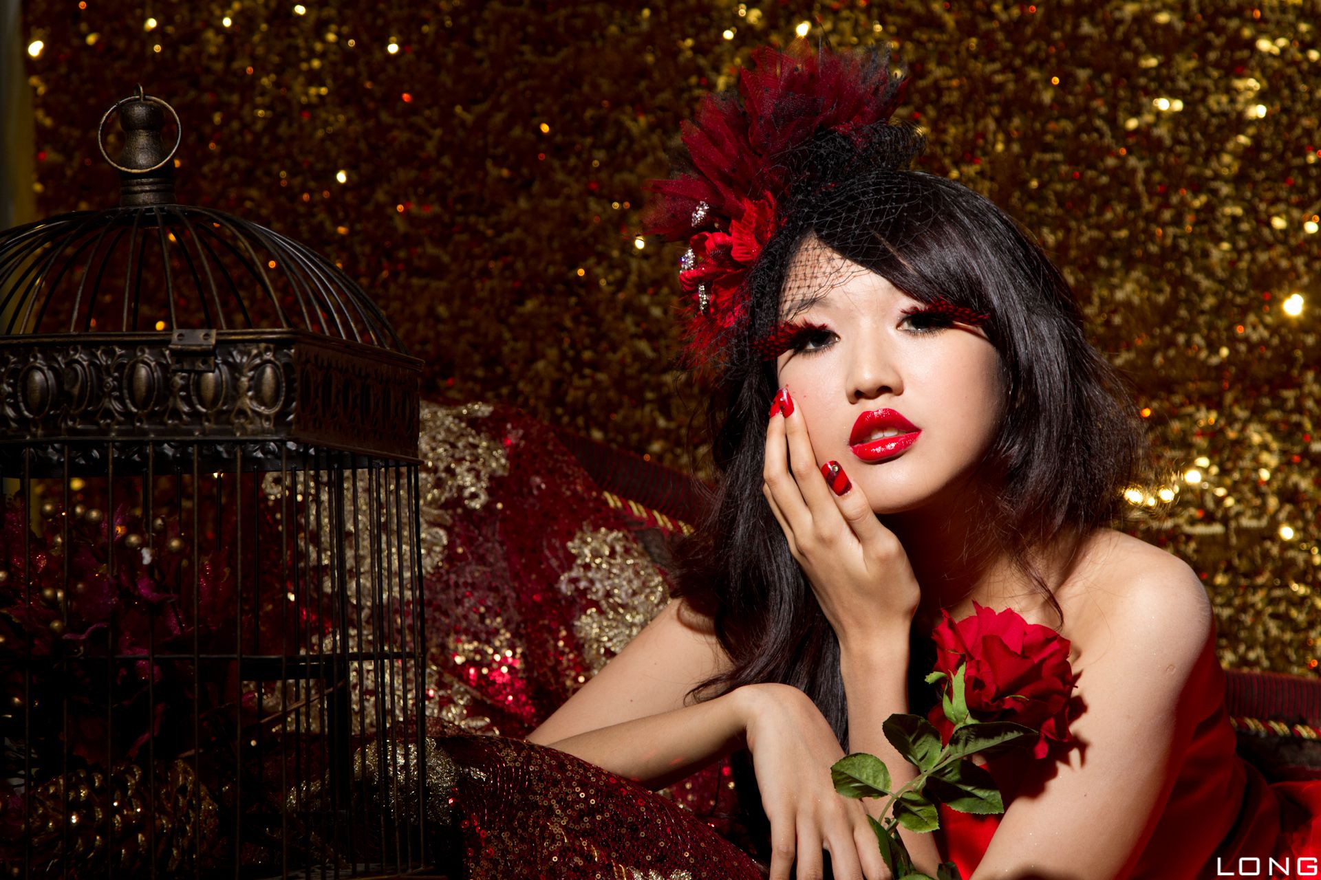 陈玮廷/腿模Jill《婚紗之紅》-图11