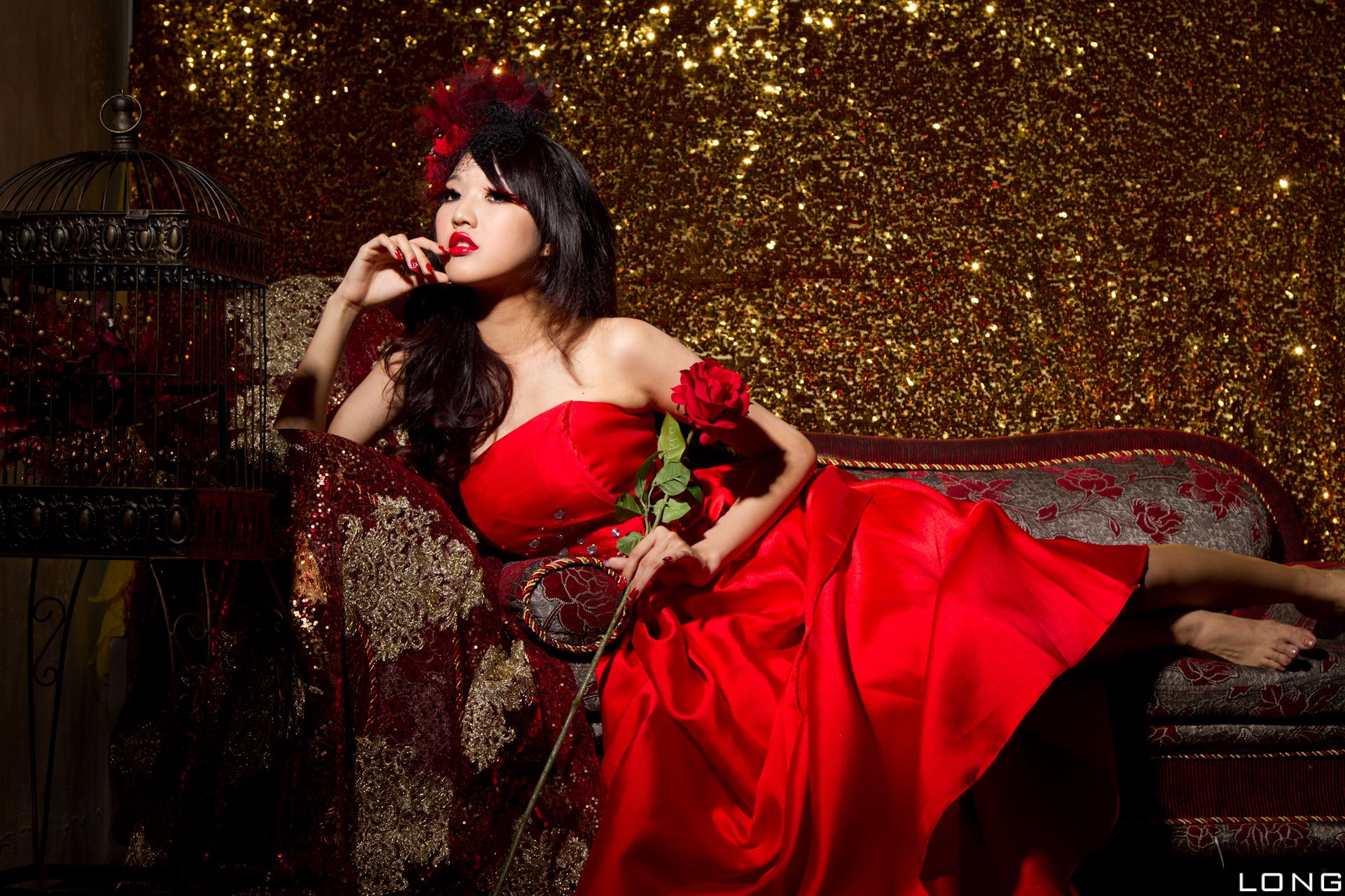 陈玮廷/腿模Jill《婚紗之紅》-图13