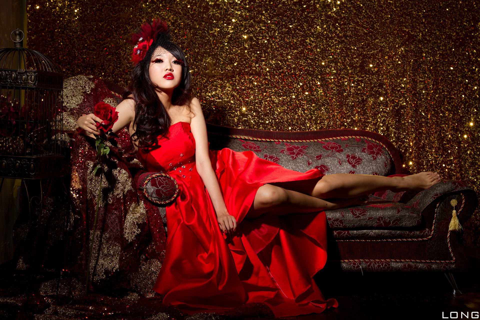 陈玮廷/腿模Jill《婚紗之紅》-图14