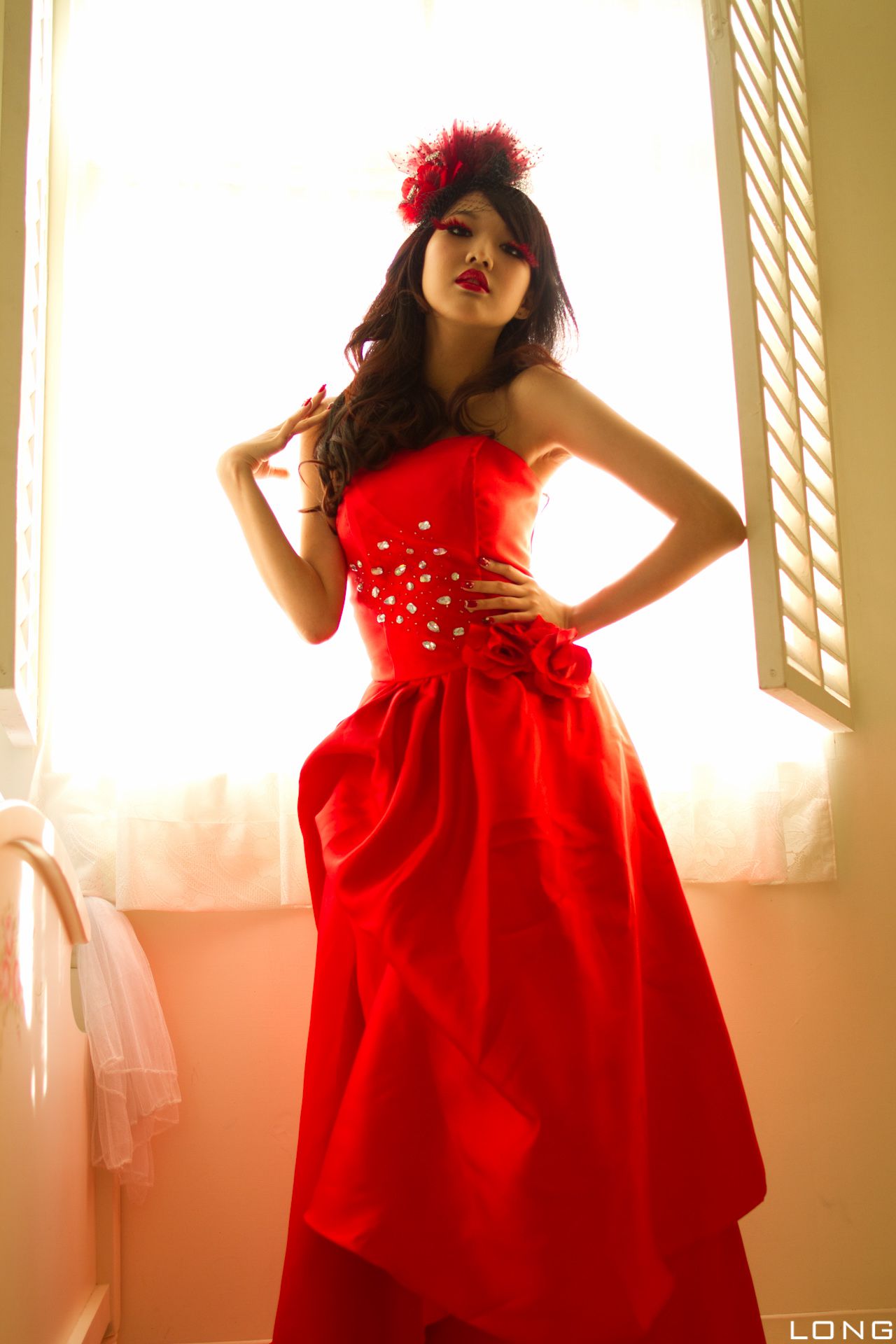 陈玮廷/腿模Jill《婚紗之紅》-图19