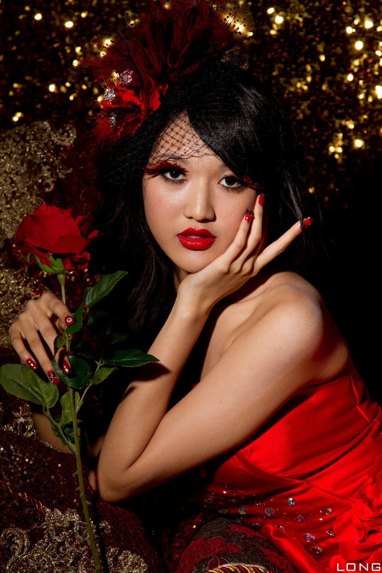 陈玮廷/腿模Jill《婚紗之紅》-图28