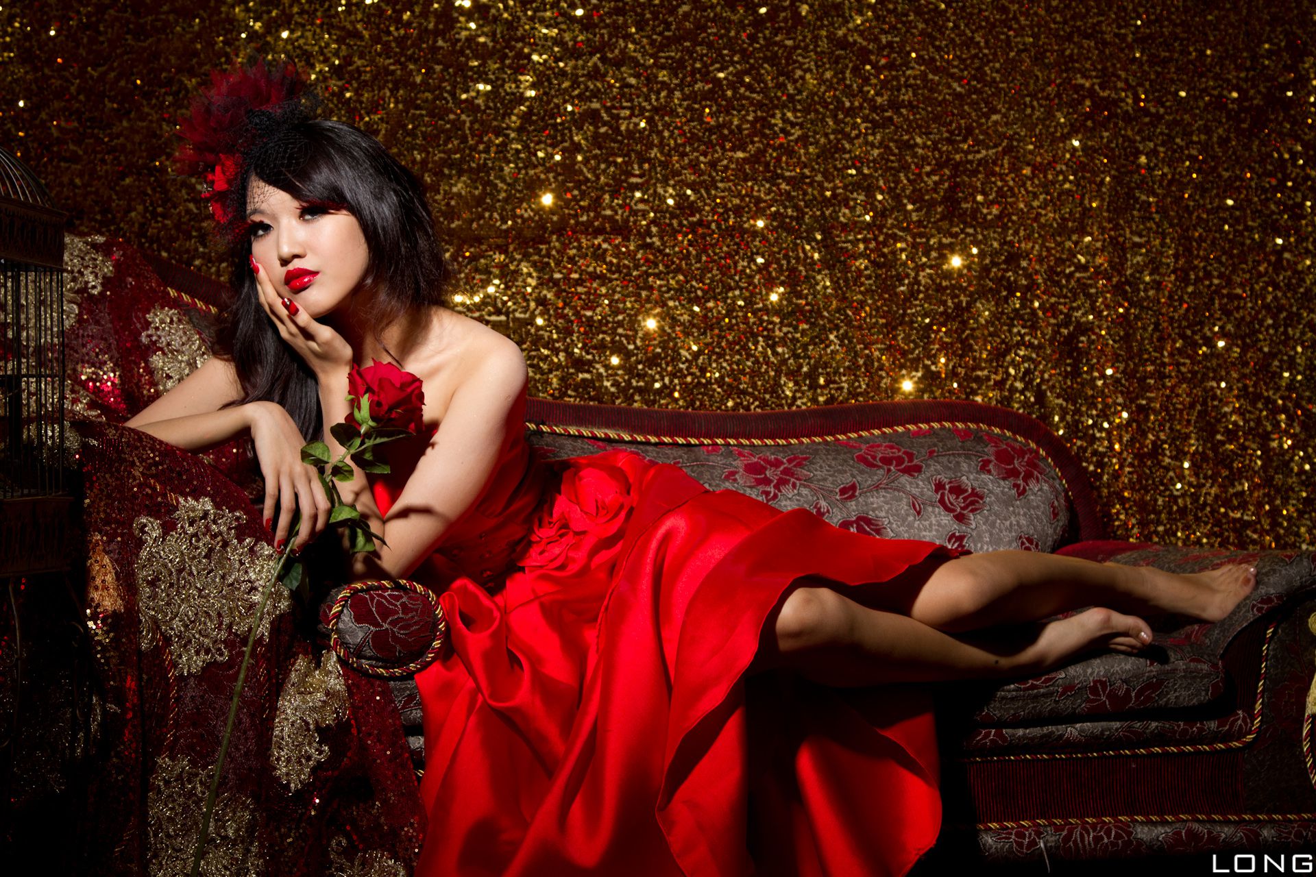 陈玮廷/腿模Jill《婚紗之紅》-图31