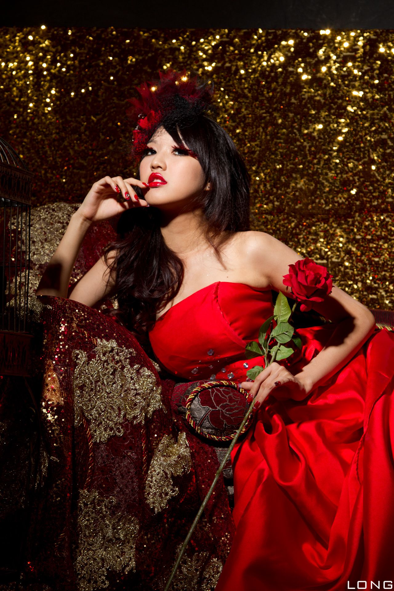 陈玮廷/腿模Jill《婚紗之紅》-图33