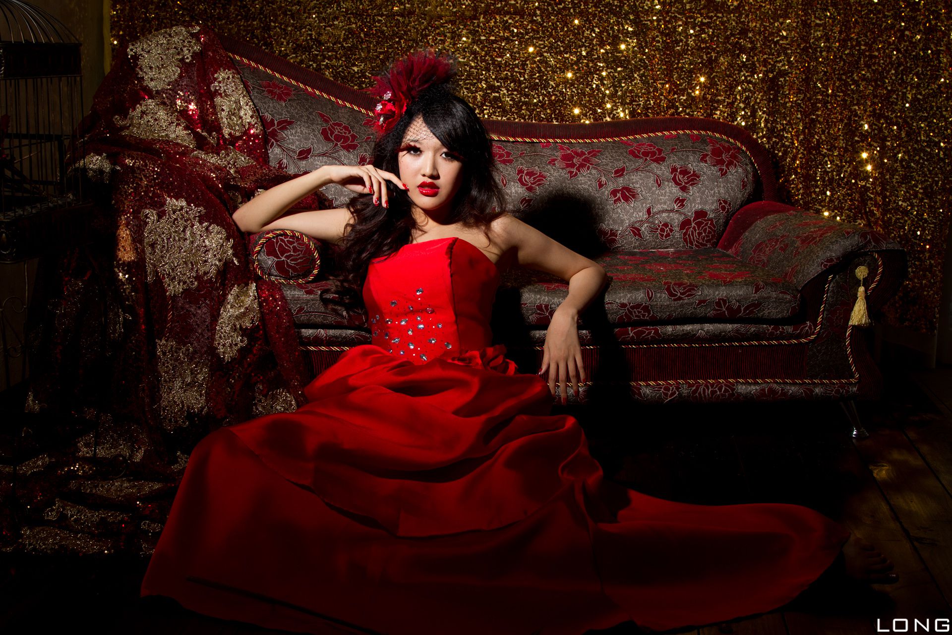 陈玮廷/腿模Jill《婚紗之紅》-图36