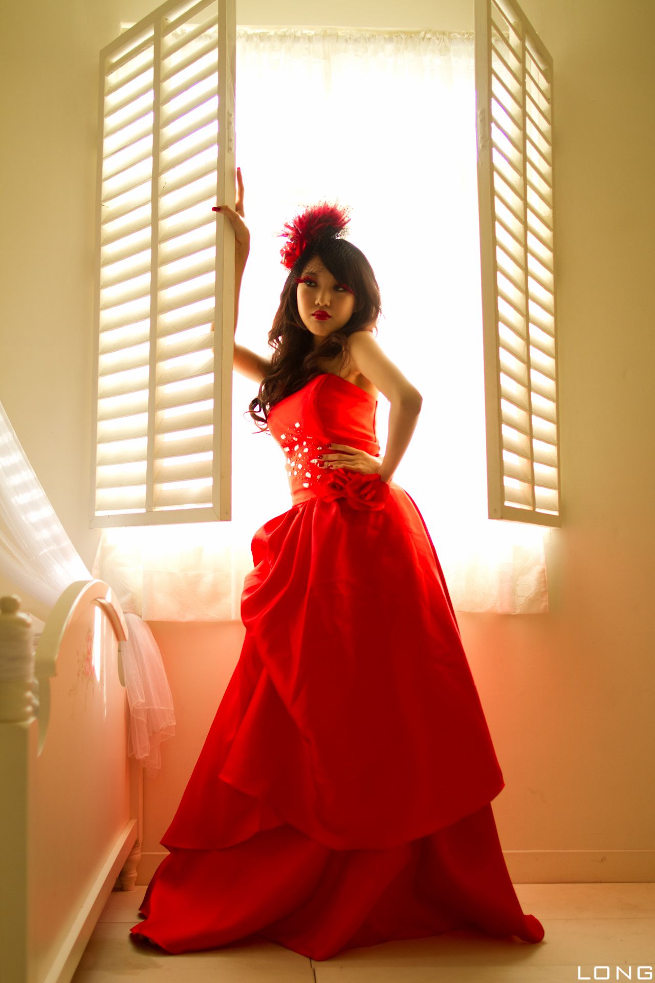 陈玮廷/腿模Jill《婚紗之紅》-图3