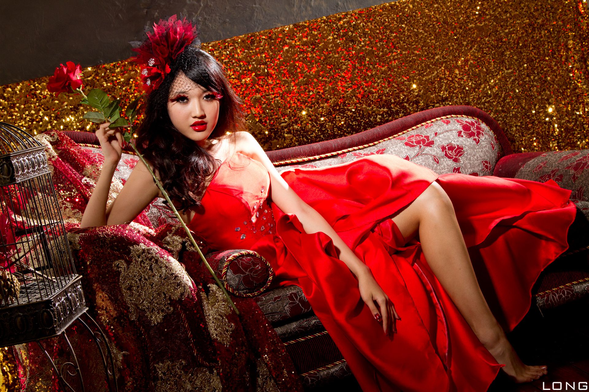 陈玮廷/腿模Jill《婚紗之紅》-图5