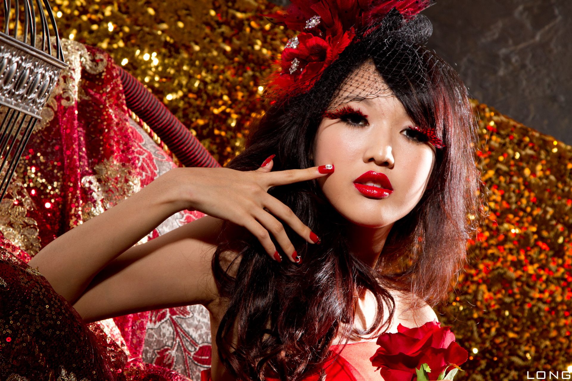 陈玮廷/腿模Jill《婚紗之紅》-图6