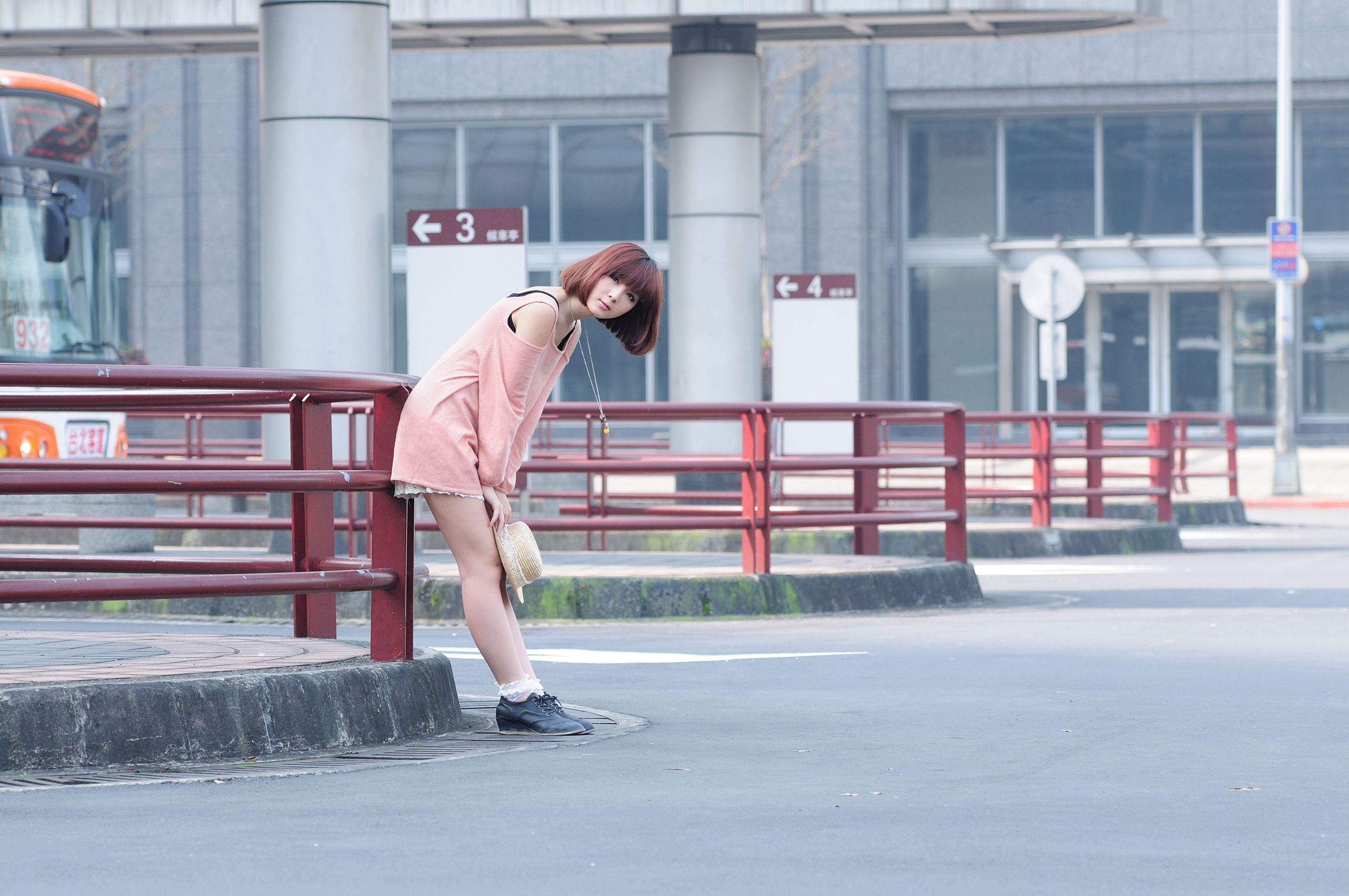 短发美女小猪patty《2组小清新街拍》-图10