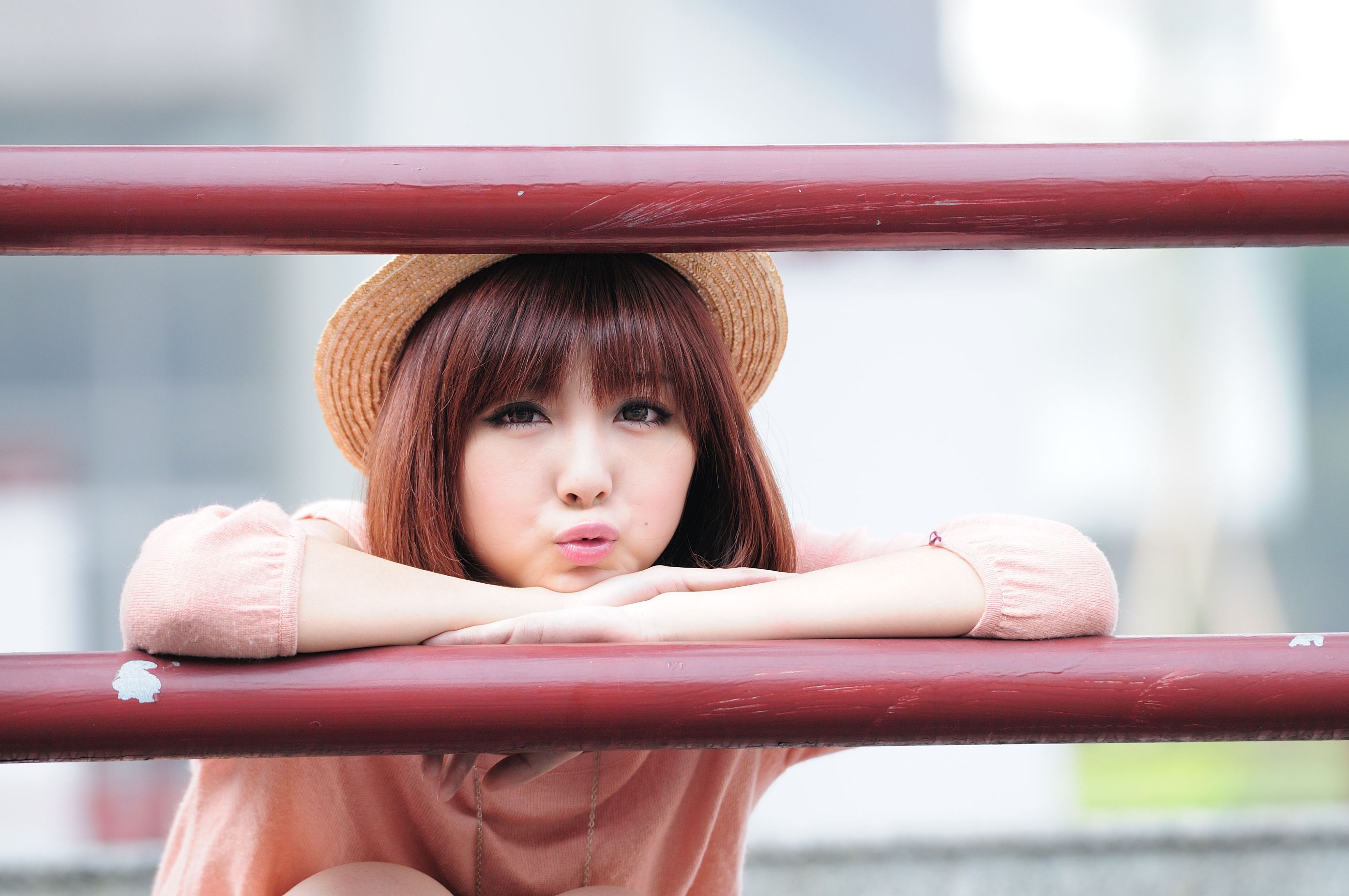 短发美女小猪patty《2组小清新街拍》-图5