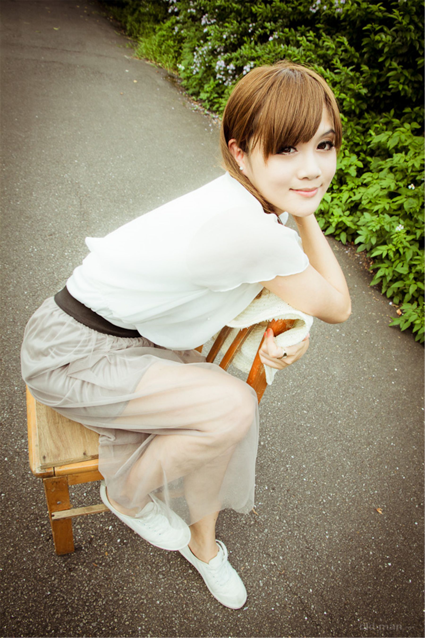 台湾模特熊维妮《美军宿舍随拍》-图32