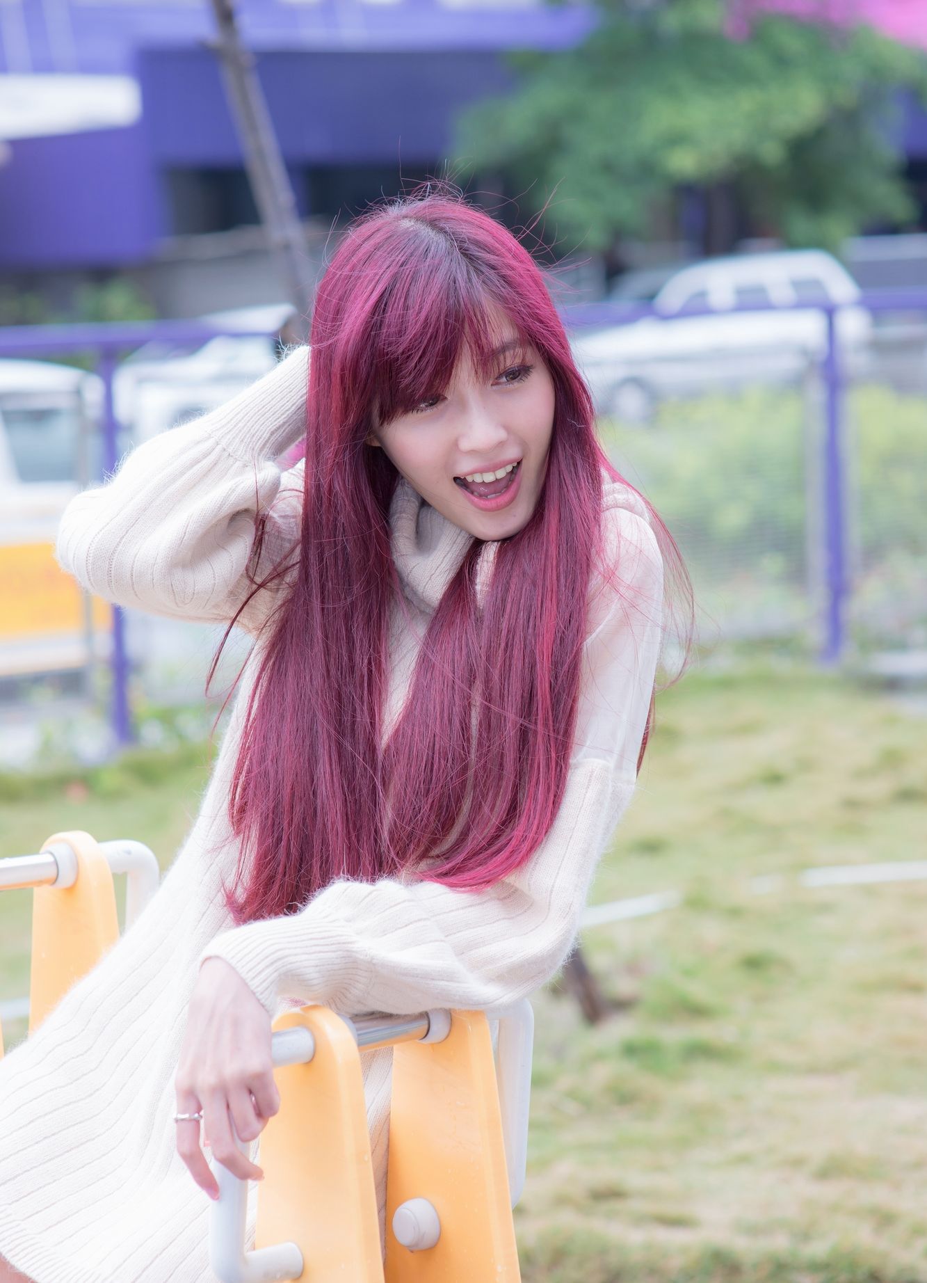 Kila晶晶/廖挺伶《针织衫套裙街拍》-图102