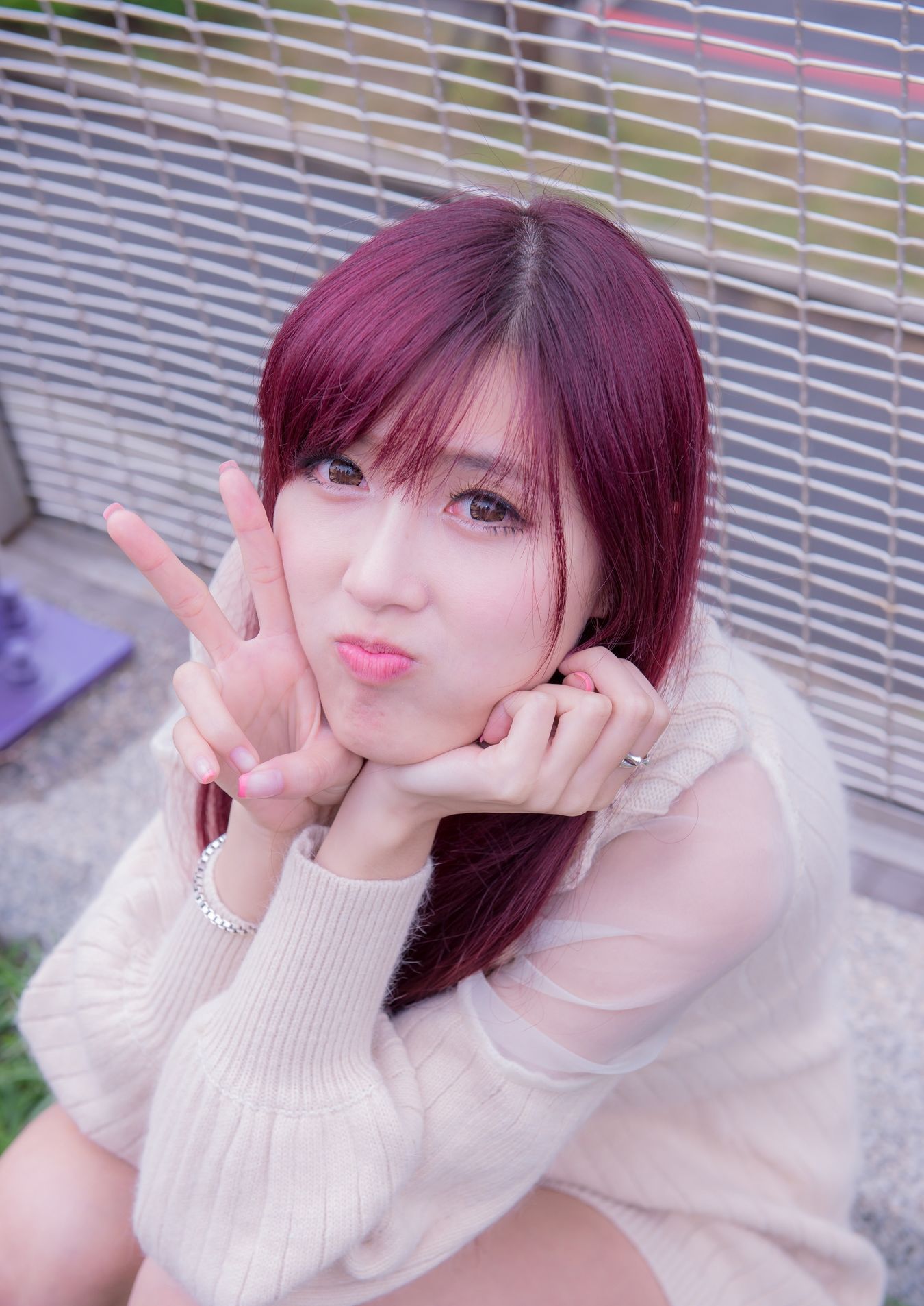 Kila晶晶/廖挺伶《针织衫套裙街拍》-图104