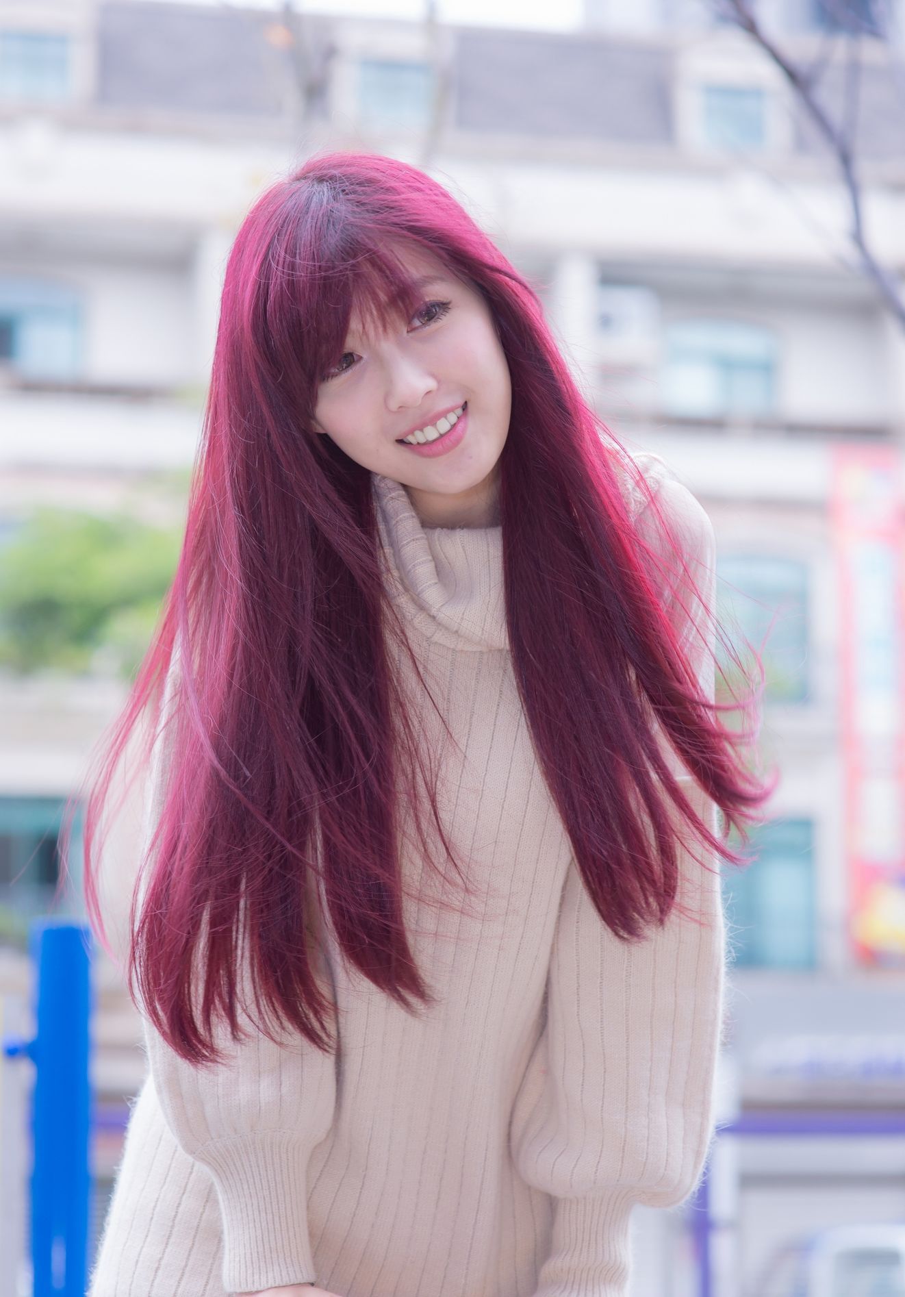 Kila晶晶/廖挺伶《针织衫套裙街拍》-图108