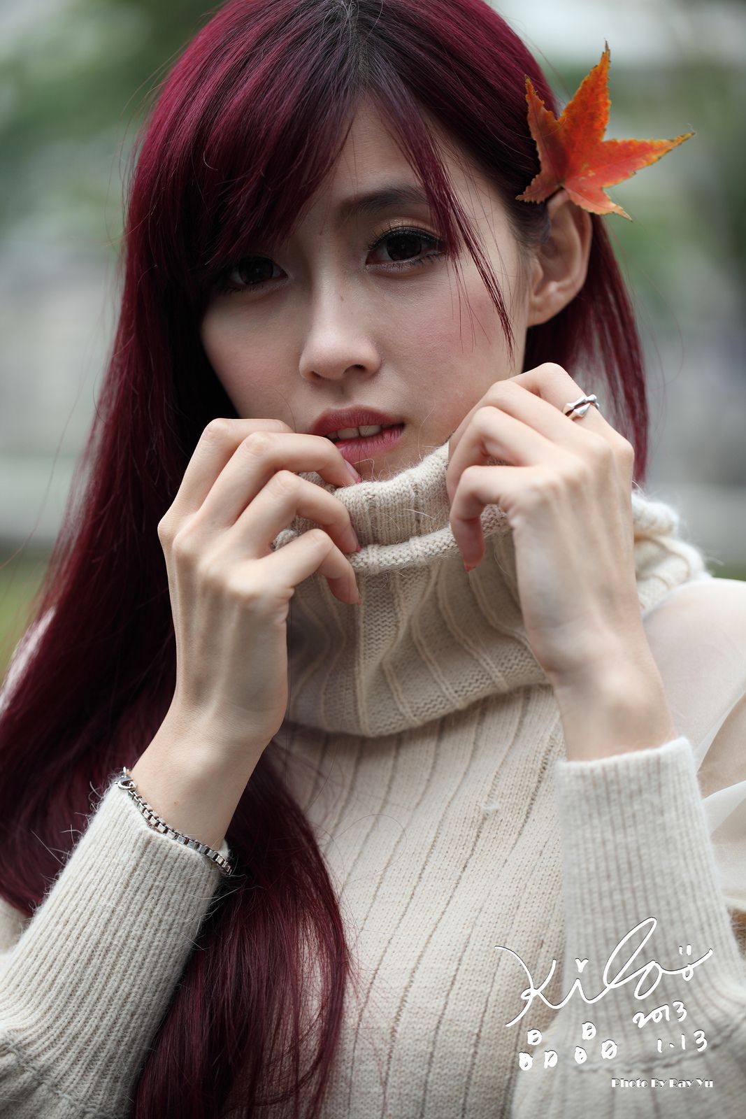 Kila晶晶/廖挺伶《针织衫套裙街拍》-图10