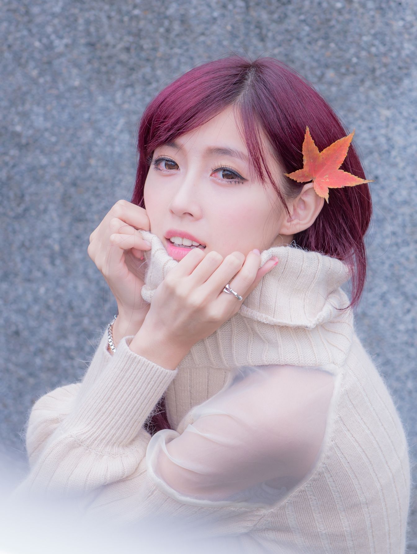 Kila晶晶/廖挺伶《针织衫套裙街拍》-图118