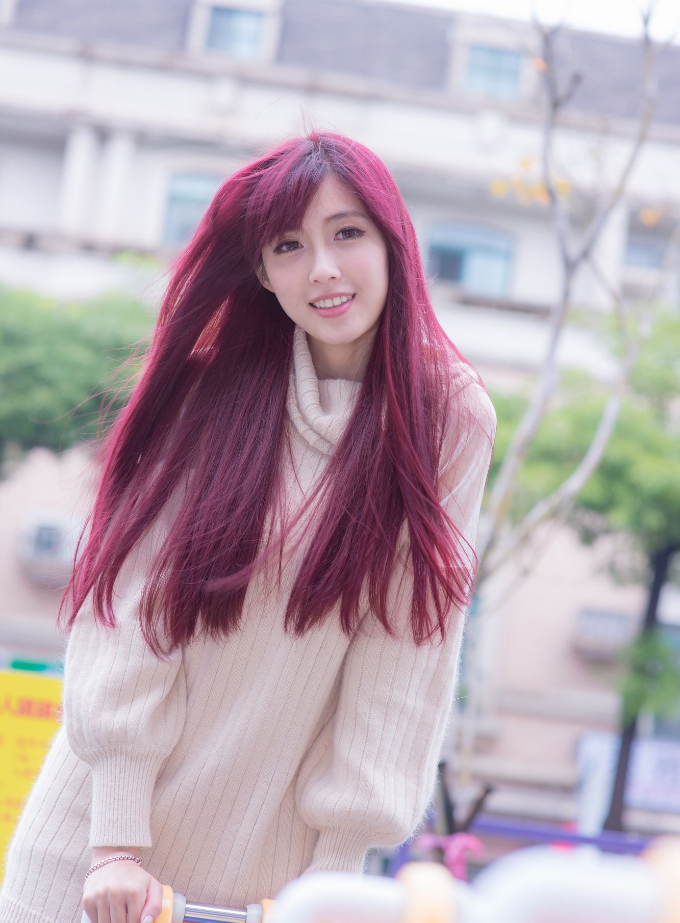 Kila晶晶/廖挺伶《针织衫套裙街拍》-图121