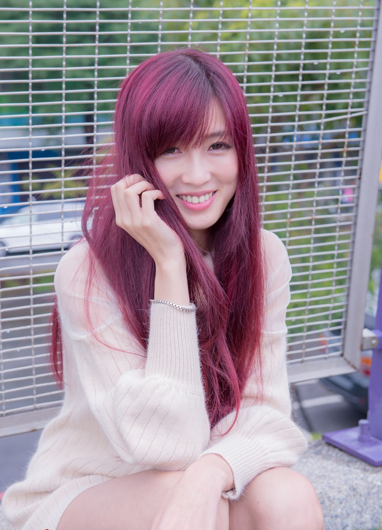 Kila晶晶/廖挺伶《针织衫套裙街拍》-图122