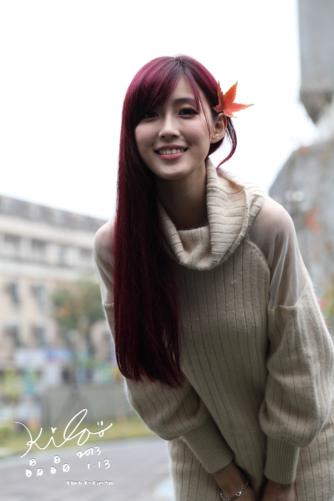 Kila晶晶/廖挺伶《针织衫套裙街拍》-图12