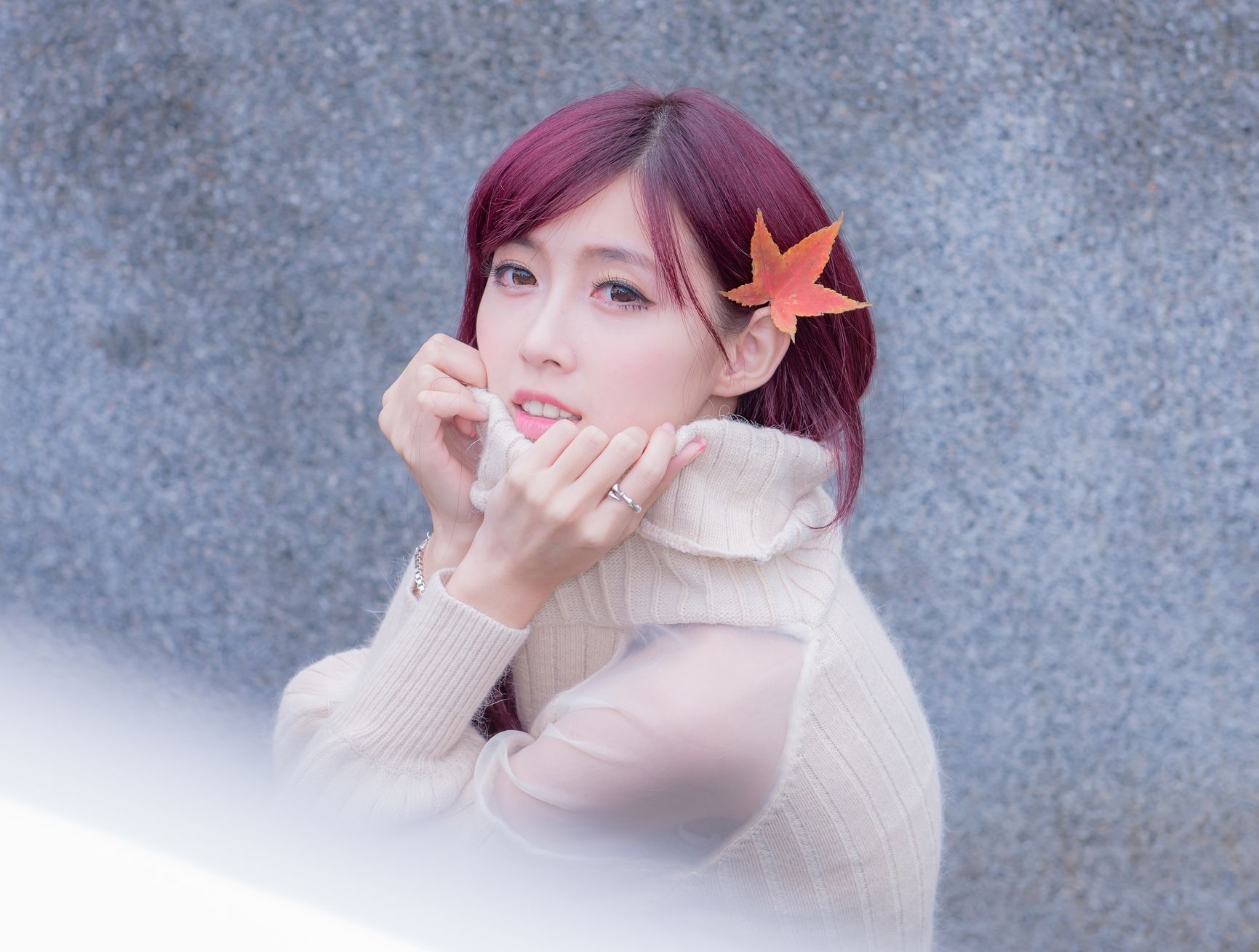 Kila晶晶/廖挺伶《针织衫套裙街拍》-图132