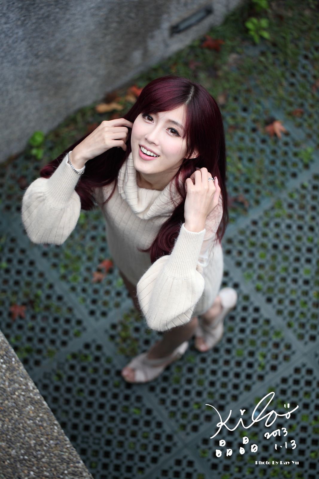Kila晶晶/廖挺伶《针织衫套裙街拍》-图19