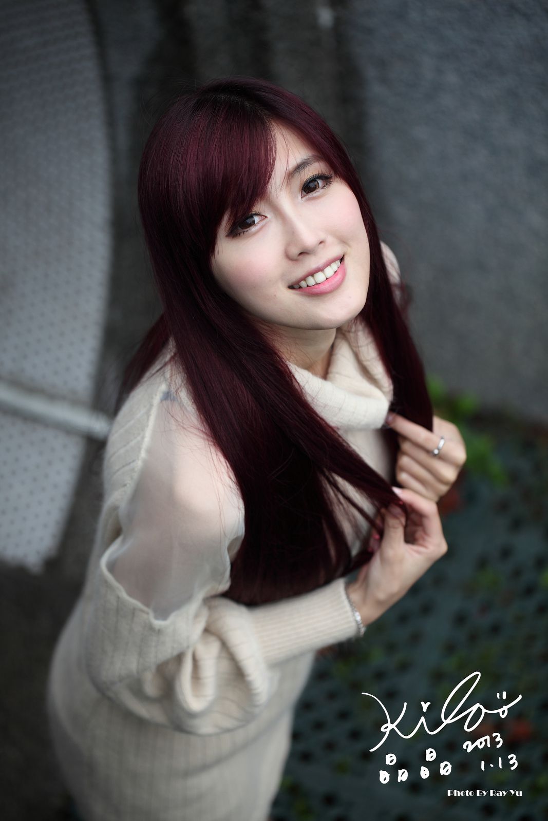 Kila晶晶/廖挺伶《针织衫套裙街拍》-图20