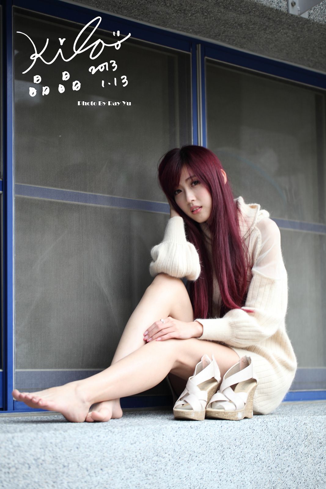 Kila晶晶/廖挺伶《针织衫套裙街拍》-图28