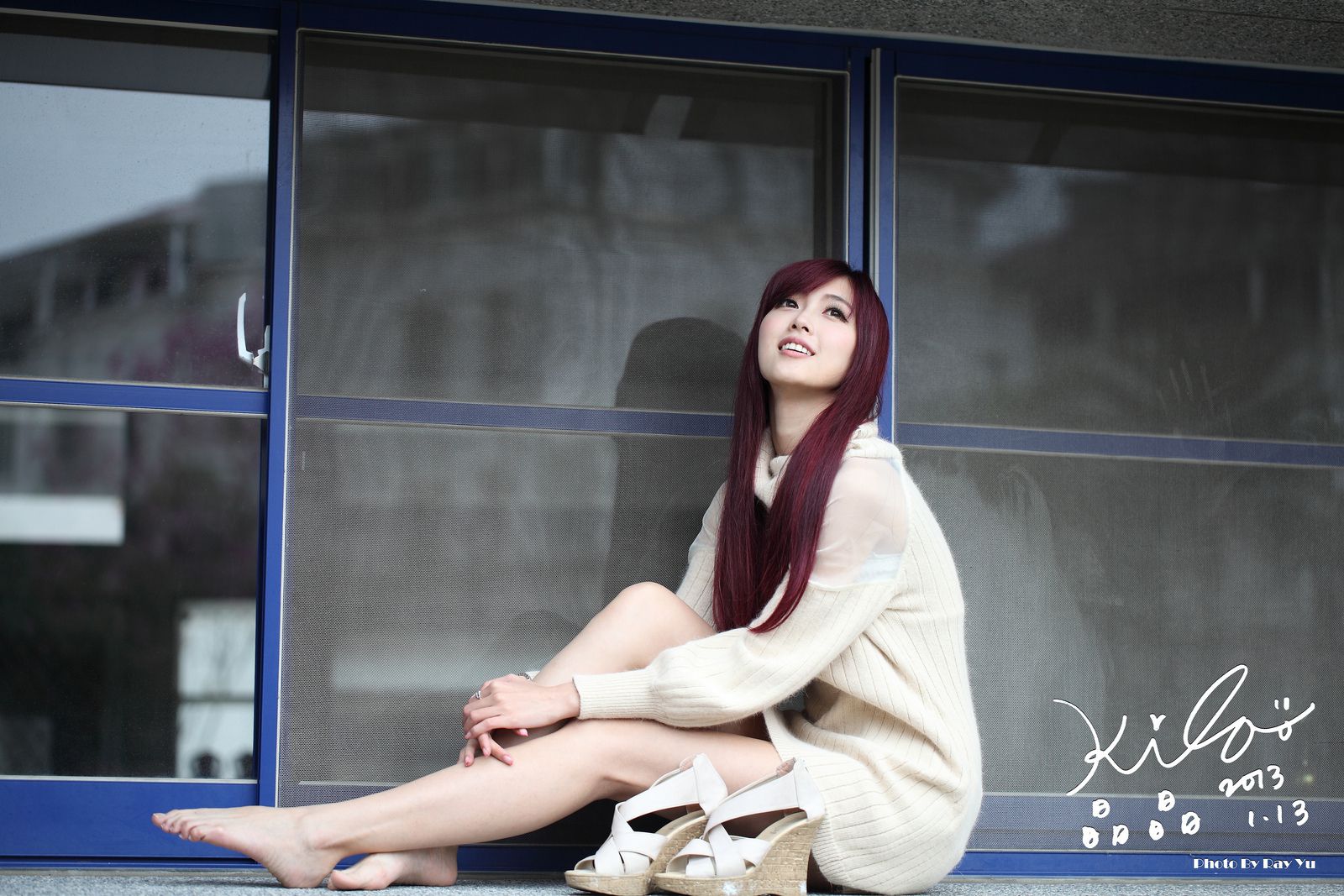 Kila晶晶/廖挺伶《针织衫套裙街拍》-图31