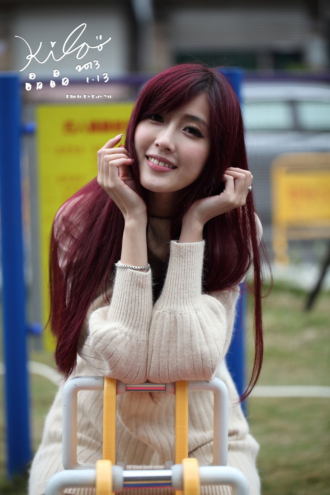 Kila晶晶/廖挺伶《针织衫套裙街拍》-图33