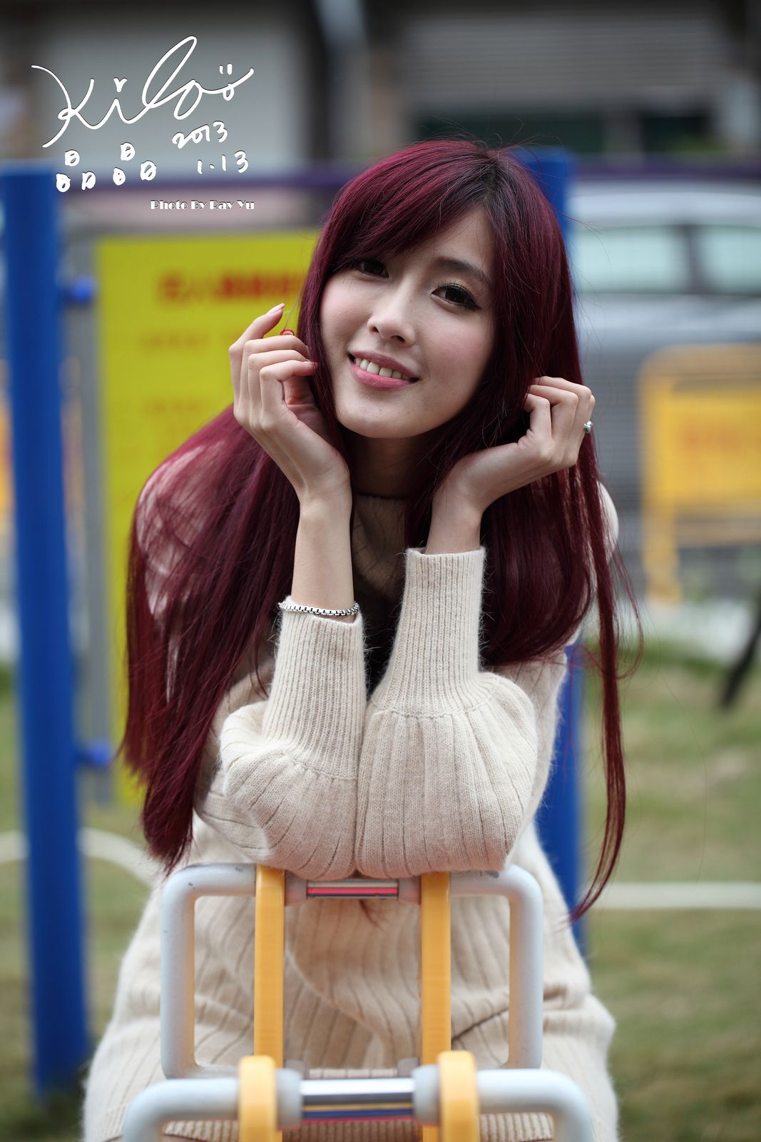 Kila晶晶/廖挺伶《针织衫套裙街拍》-图34