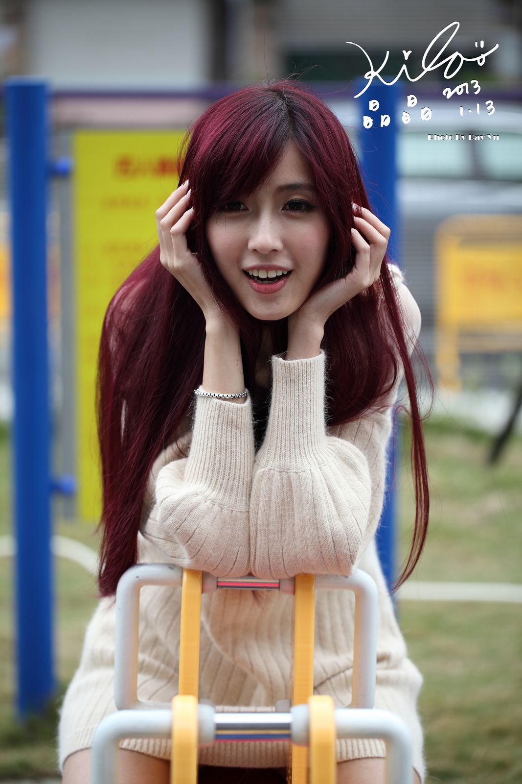 Kila晶晶/廖挺伶《针织衫套裙街拍》-图35