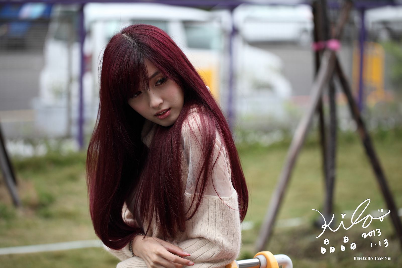 Kila晶晶/廖挺伶《针织衫套裙街拍》-图39