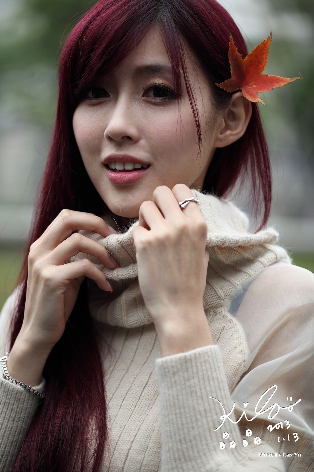 Kila晶晶/廖挺伶《针织衫套裙街拍》-图52