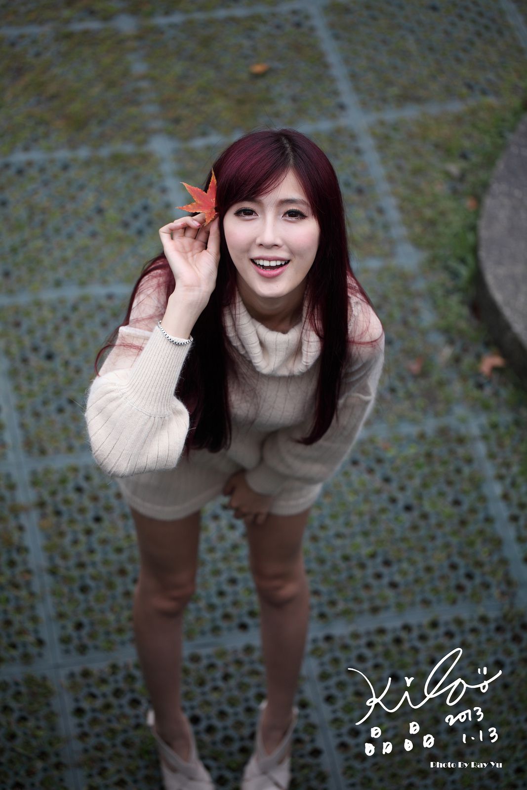 Kila晶晶/廖挺伶《针织衫套裙街拍》-图55